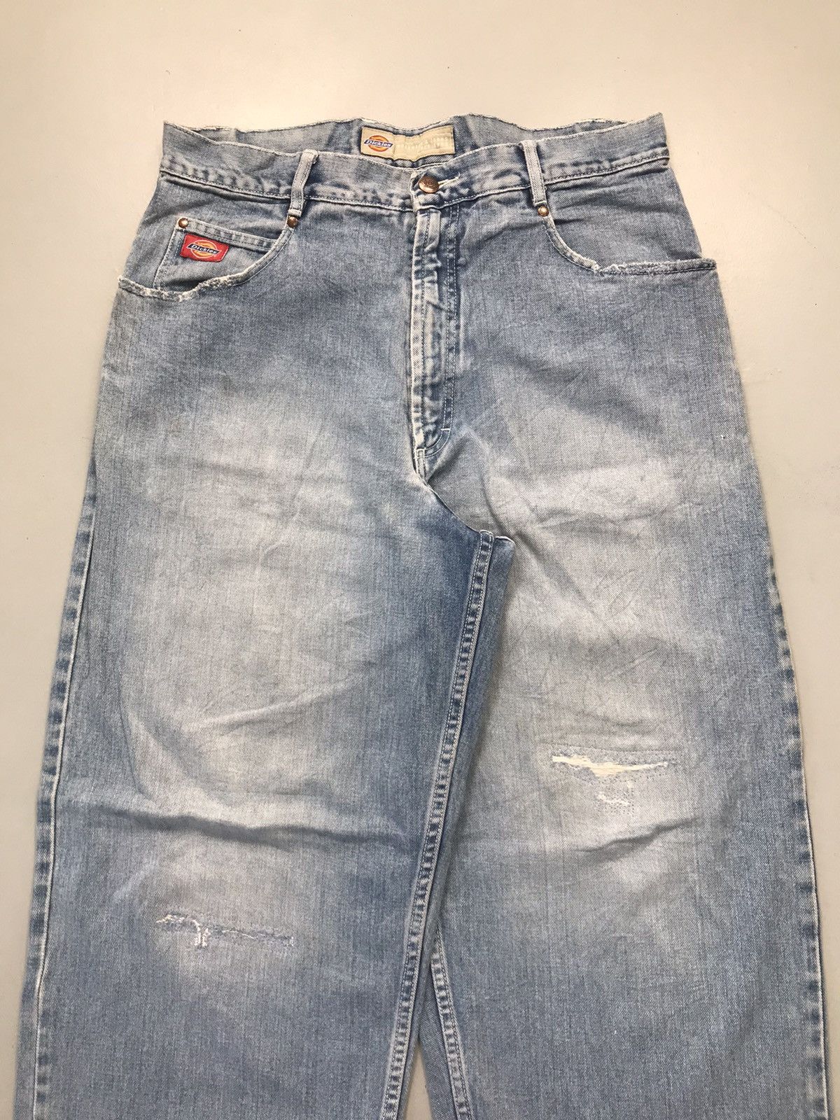 Dickies Vintage dickies big daddy damaged denim Size US 34 / EU 50 - 5 Thumbnail