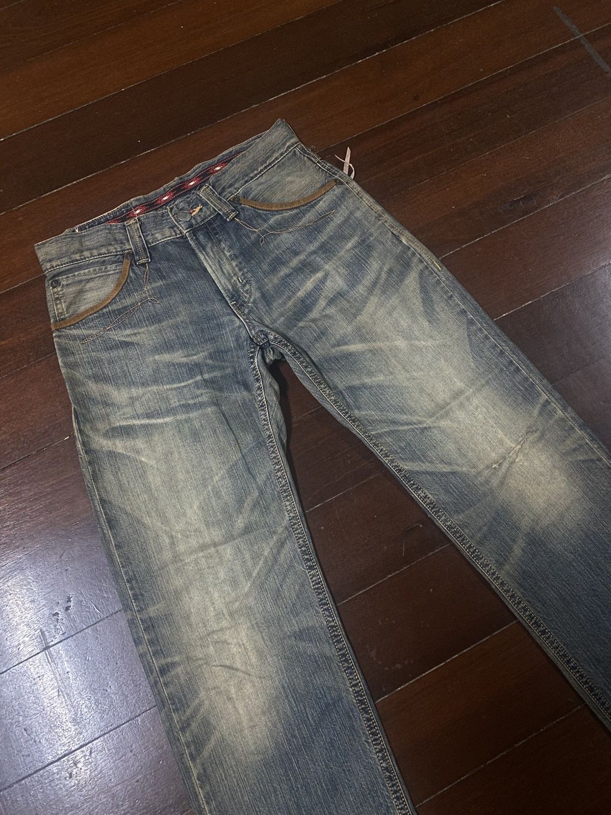 Edwin Edwin exclusive vintage mud wash flare rusty distressed Size US 33 - 6 Thumbnail