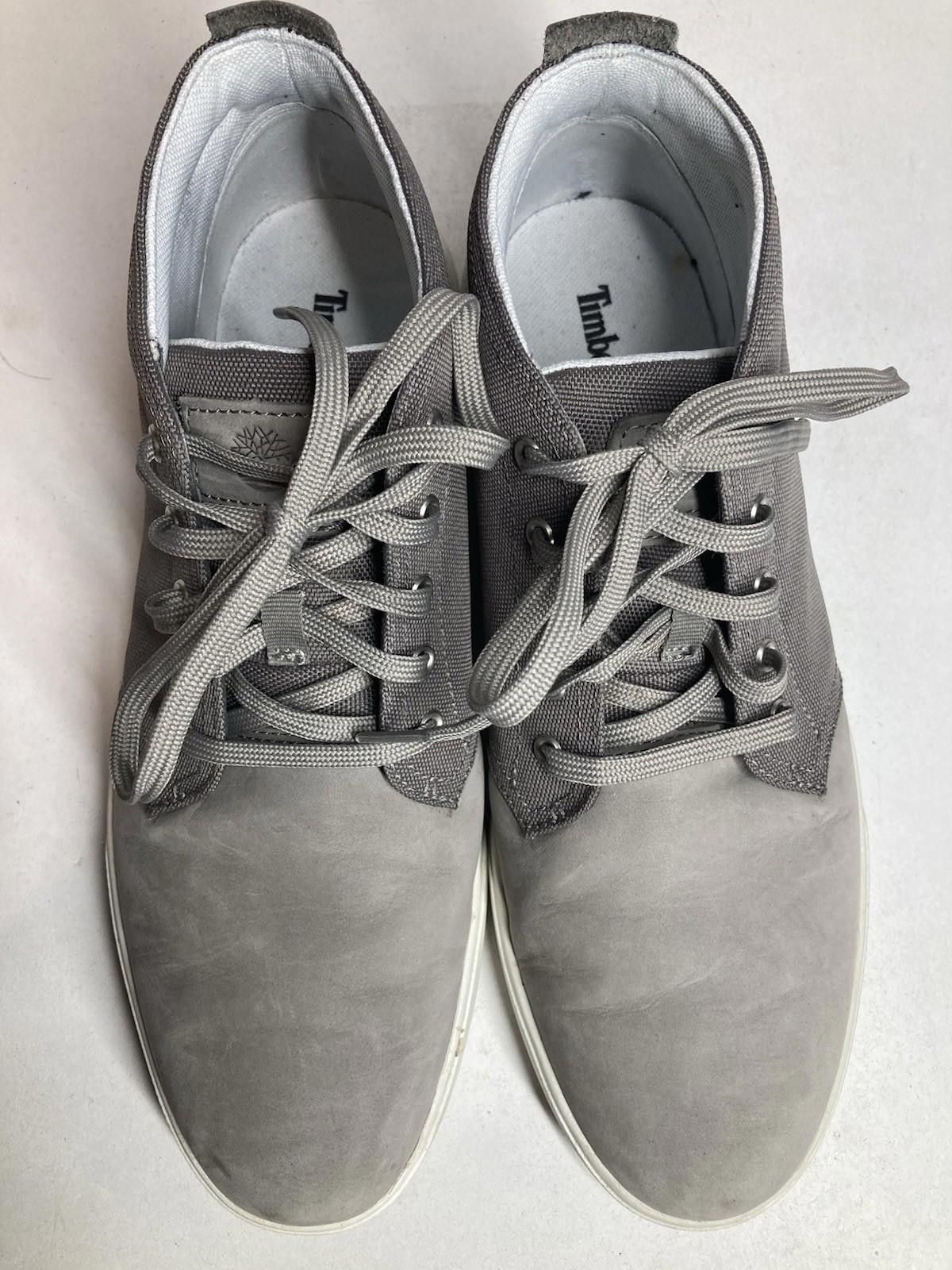 Timberland Men’s Size 10.5 Timberland Gray Davis Square Fabric Leather Size US 10.5 / EU 43-44 - 7 Thumbnail