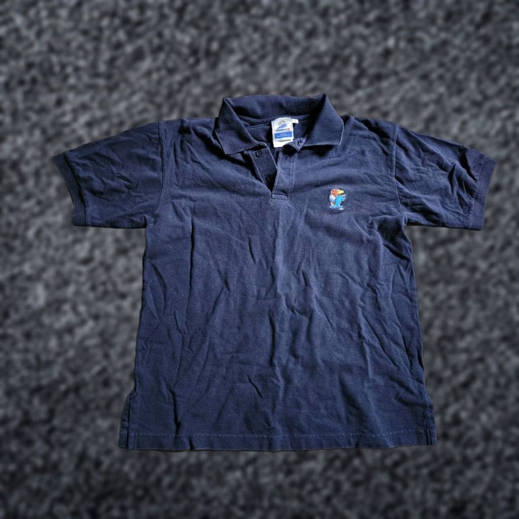Vintage VINTAGE France 98 Polo Shirt Mens S Blue 100% Cotton Soccer Gift Logo Slim Short Sleeve Collared Shirt Size US S / EU 44-46 / 1 - 1 Thumbnail
