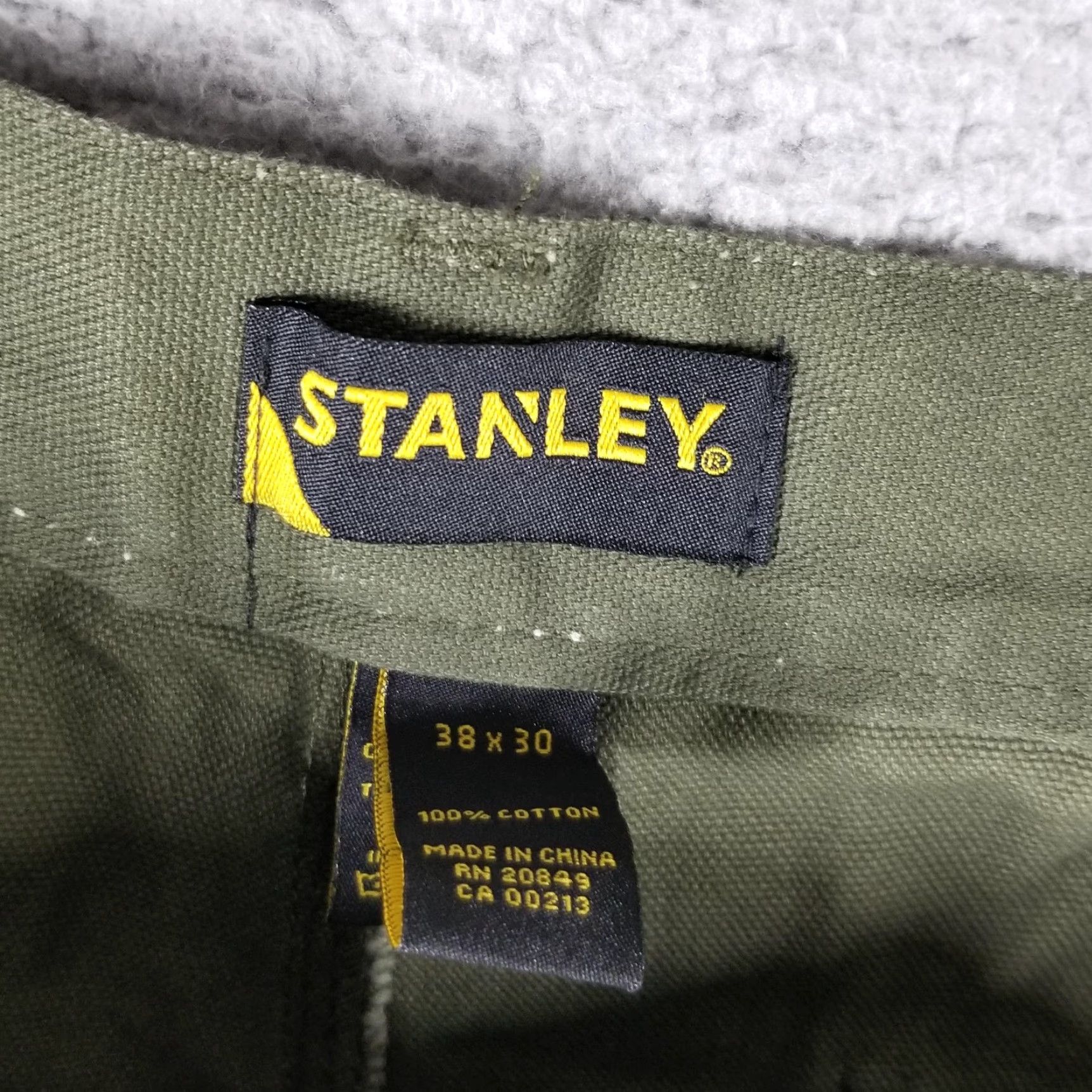 Vintage VINTAGE Stanley Canvas Utility Pant Mens 38x30 Workwear Relaxed Fit Straight Leg Moss Green Cotton 100% Front Pockets Boyt？ Size US 38 / EU 54 - 6 Thumbnail