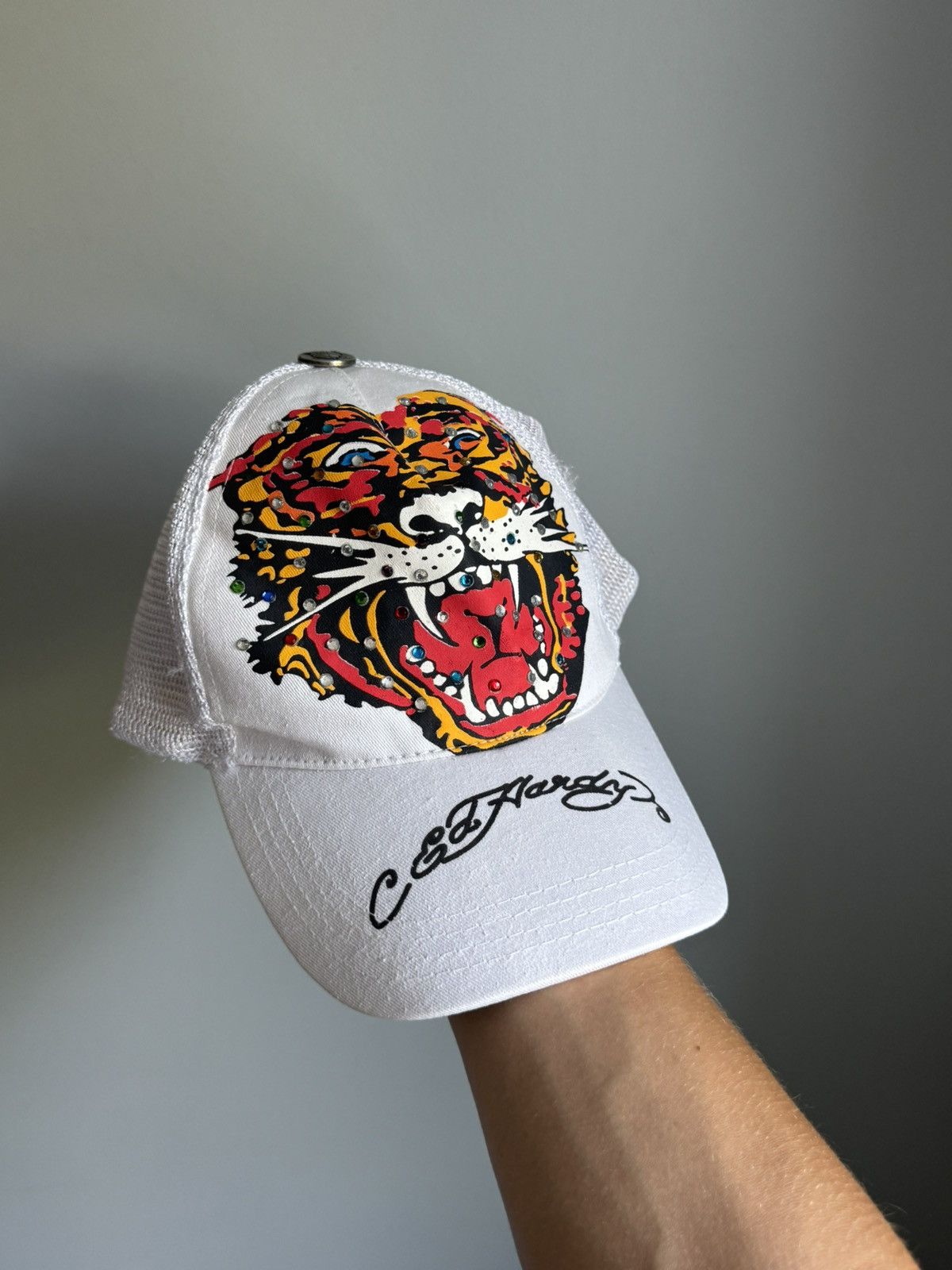 Ed Hardy Ed Hardy Y2K Tiger Logo Cap Size ONE SIZE - 2 Thumbnail