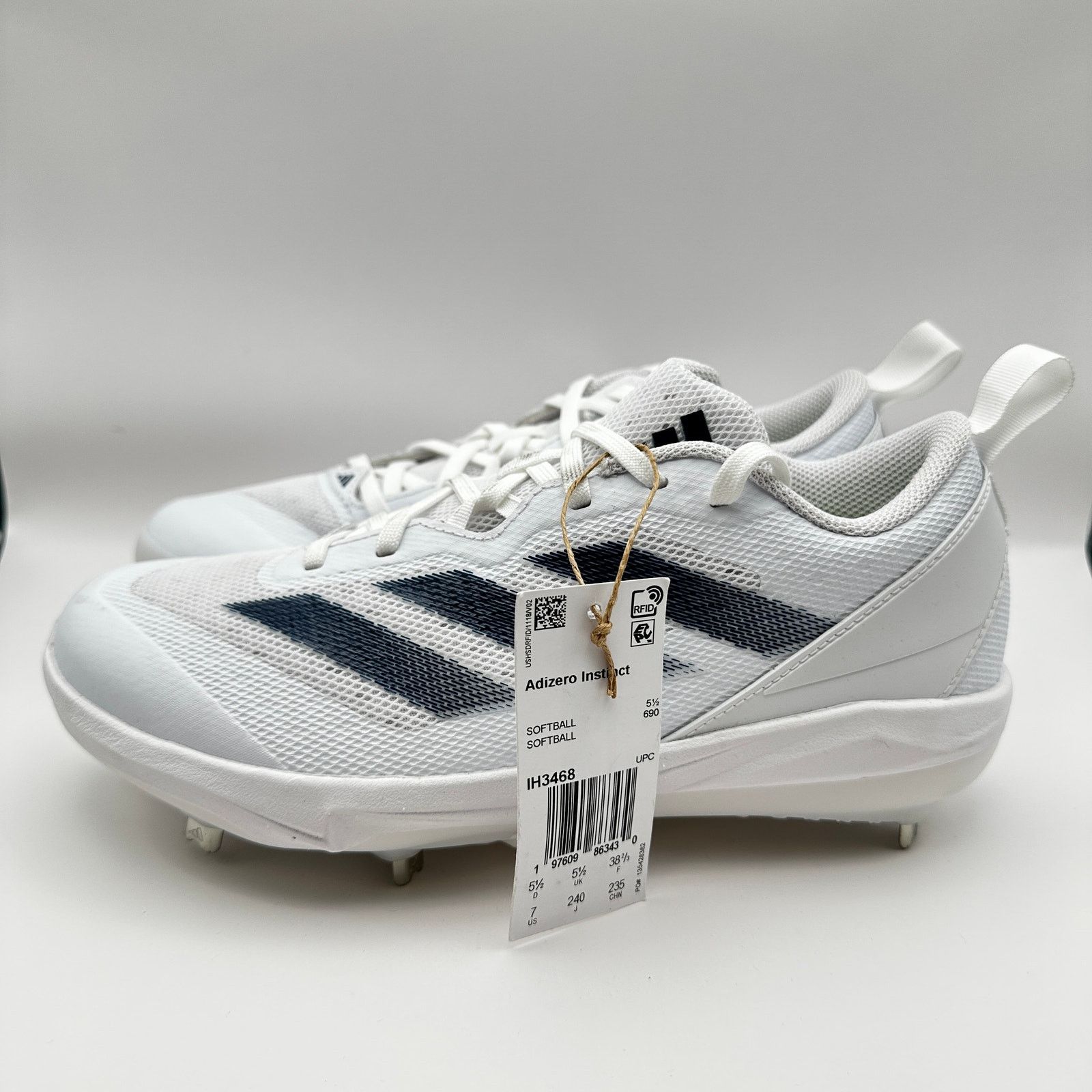 Adidas Adidas Wms sz 7 Softball Shoes Adizero Instinct IH3468 Size US 7 / IT 37 - 2 Thumbnail