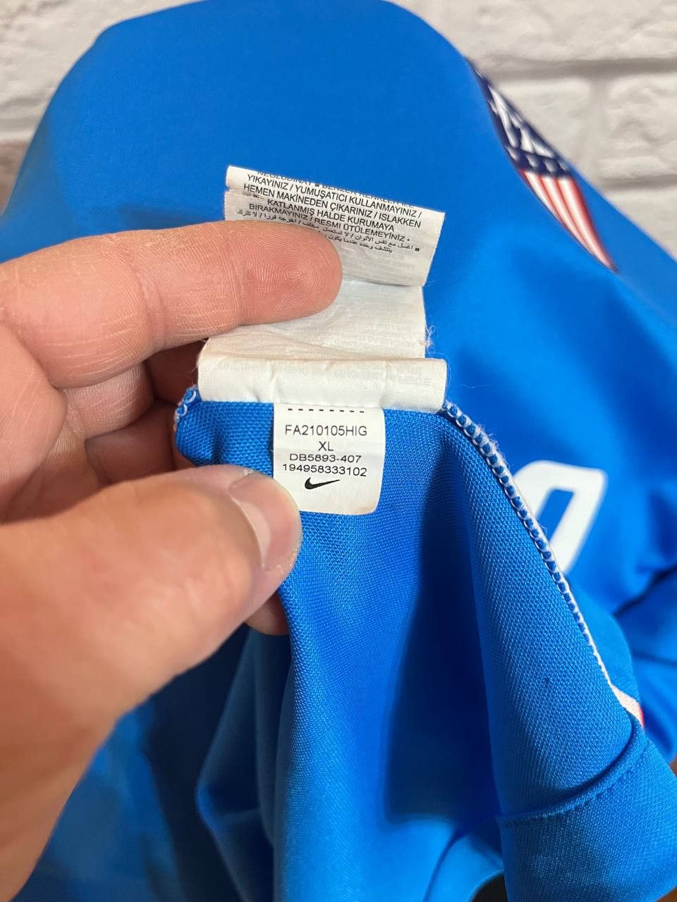 Nike Nike atletico madrid 21/22 3rd stadium T-shirt - blue Size US L / EU 52-54 / 3 - 8 Thumbnail