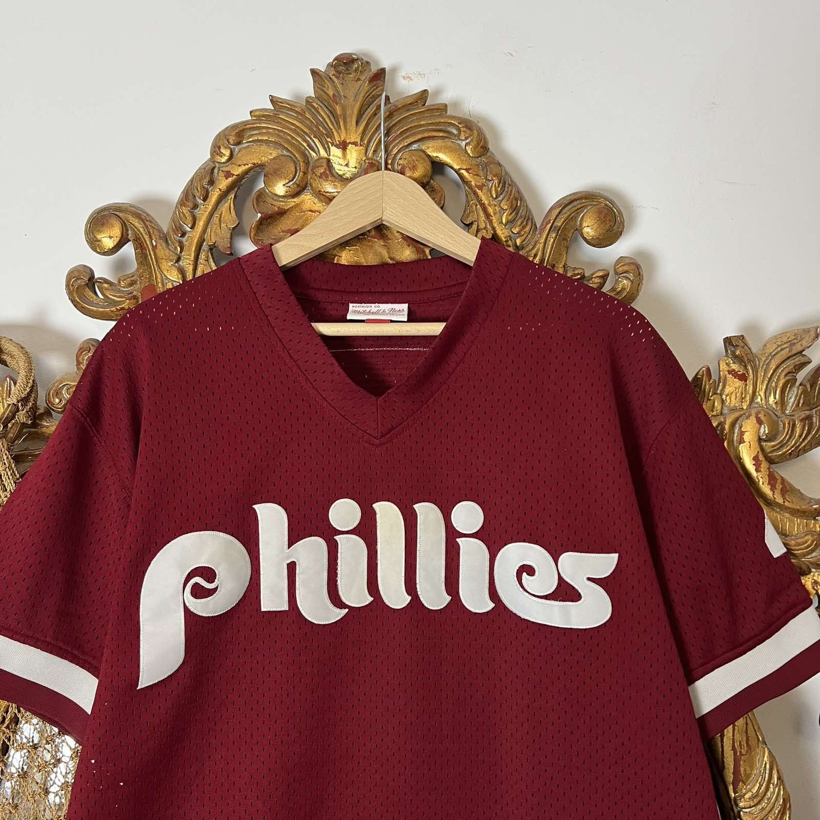Mitchell & Ness Mitchell and Ness Phillies Dykstra MLB Baseball Sz XL Jersey Size US XL / EU 56 / 4 - 3 Thumbnail