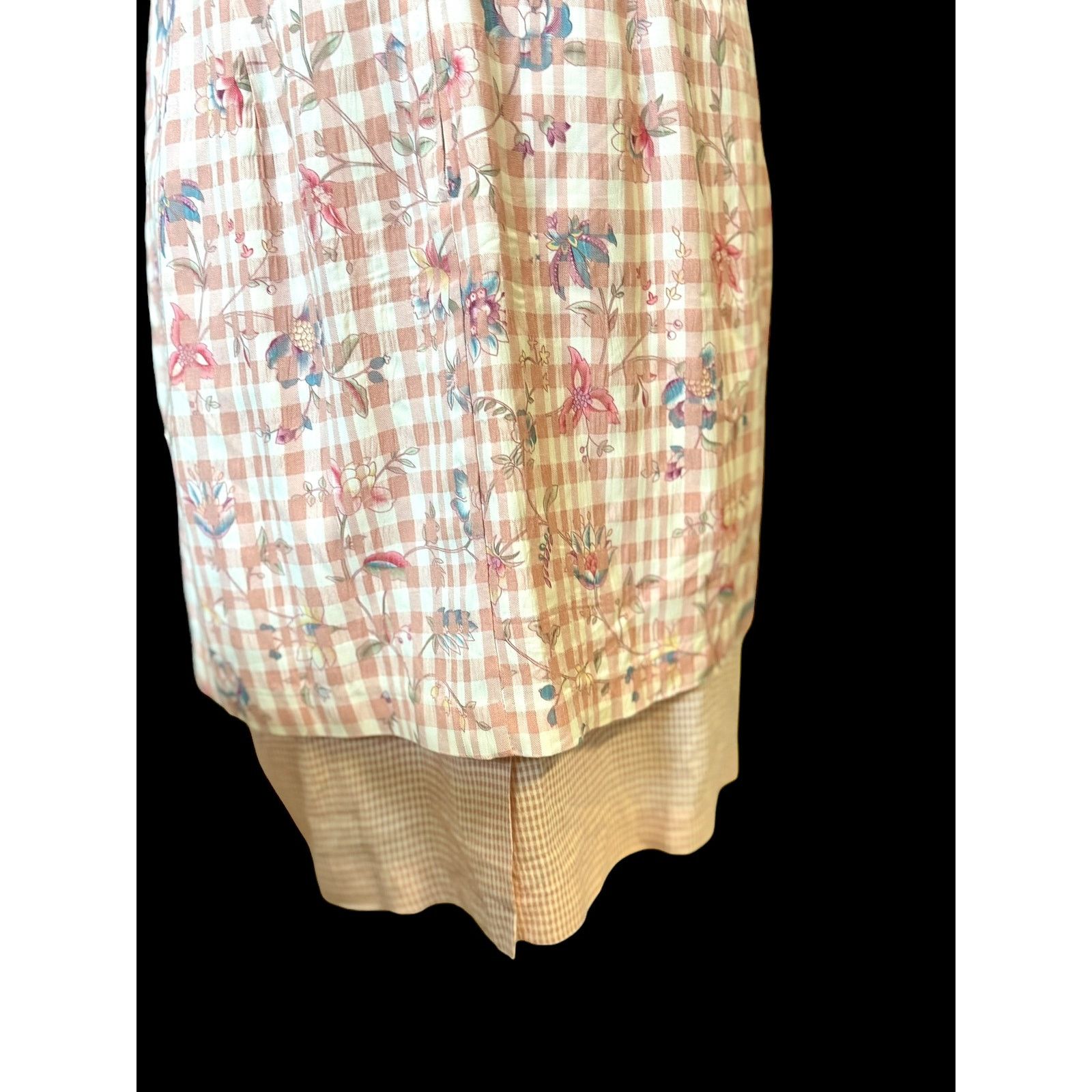 Vintage Vintage Pink 80's dress Cottagecore Expo sz 12 Granny Twee Size XL / US 12-14 / IT 48-50 - 3 Thumbnail