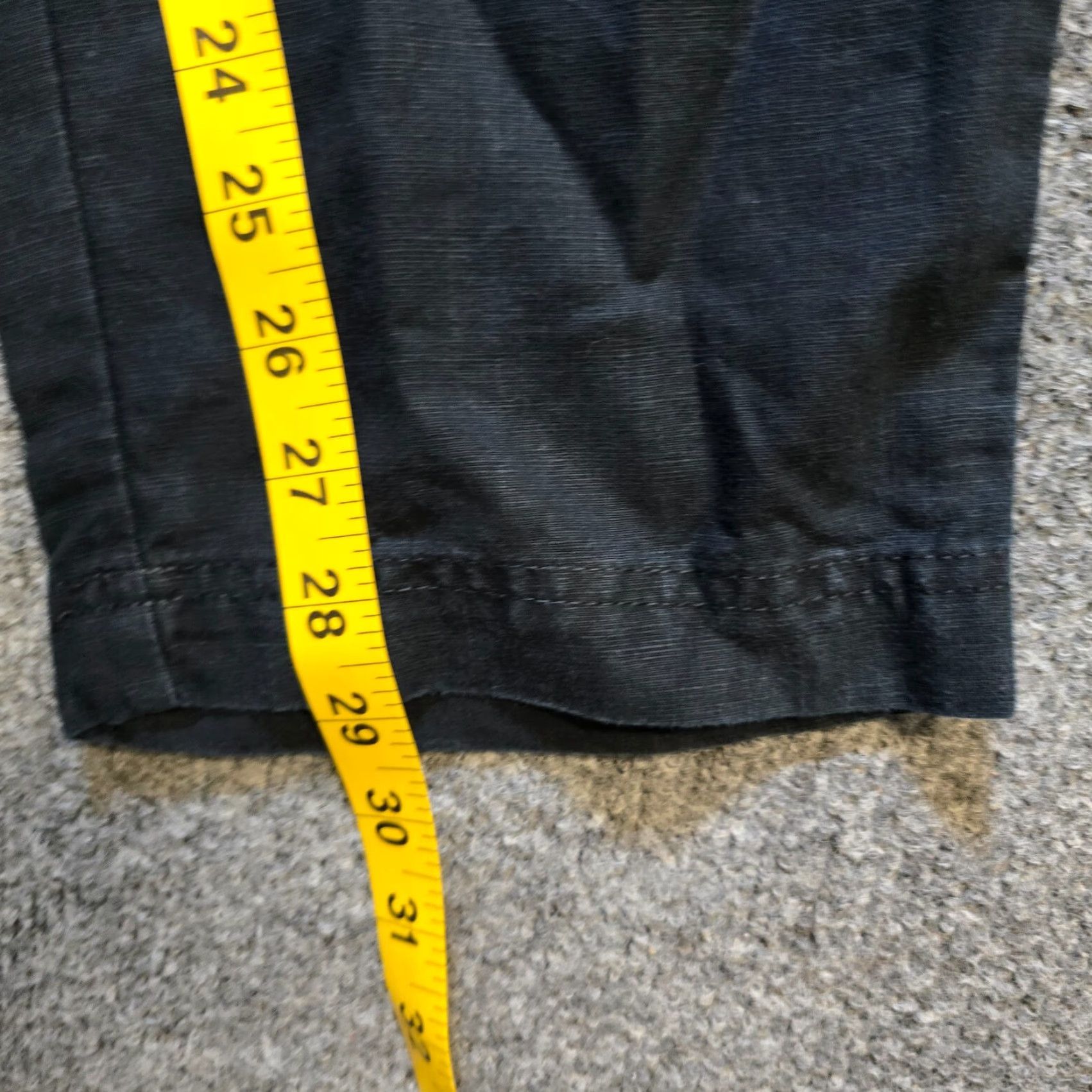 J.Crew VINTAGE J. CREW Pants Womens Size Large Tall Black Linen Blend Tapered Drawstring Casual Size 36" / US 14 / IT 50 - 7 Thumbnail