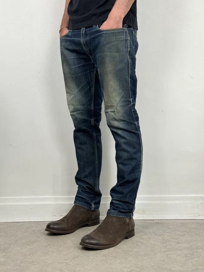 Acne Studios Acne Studios Navy Faded Rebel Denim Jeans Size US 32 / EU 48 - 2 Thumbnail