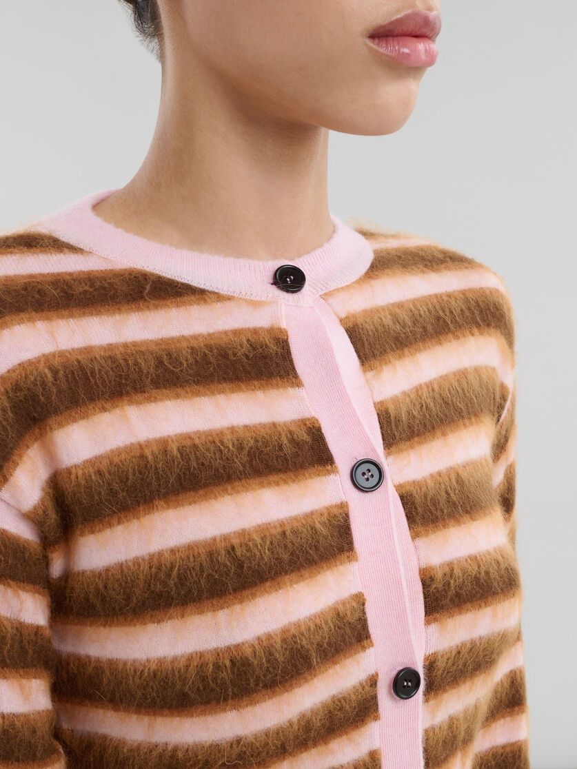 Marni o1w1db11125 Virgin Wool Cardigan in Multicolor Size L / US 10 / IT 46 - 4 Thumbnail