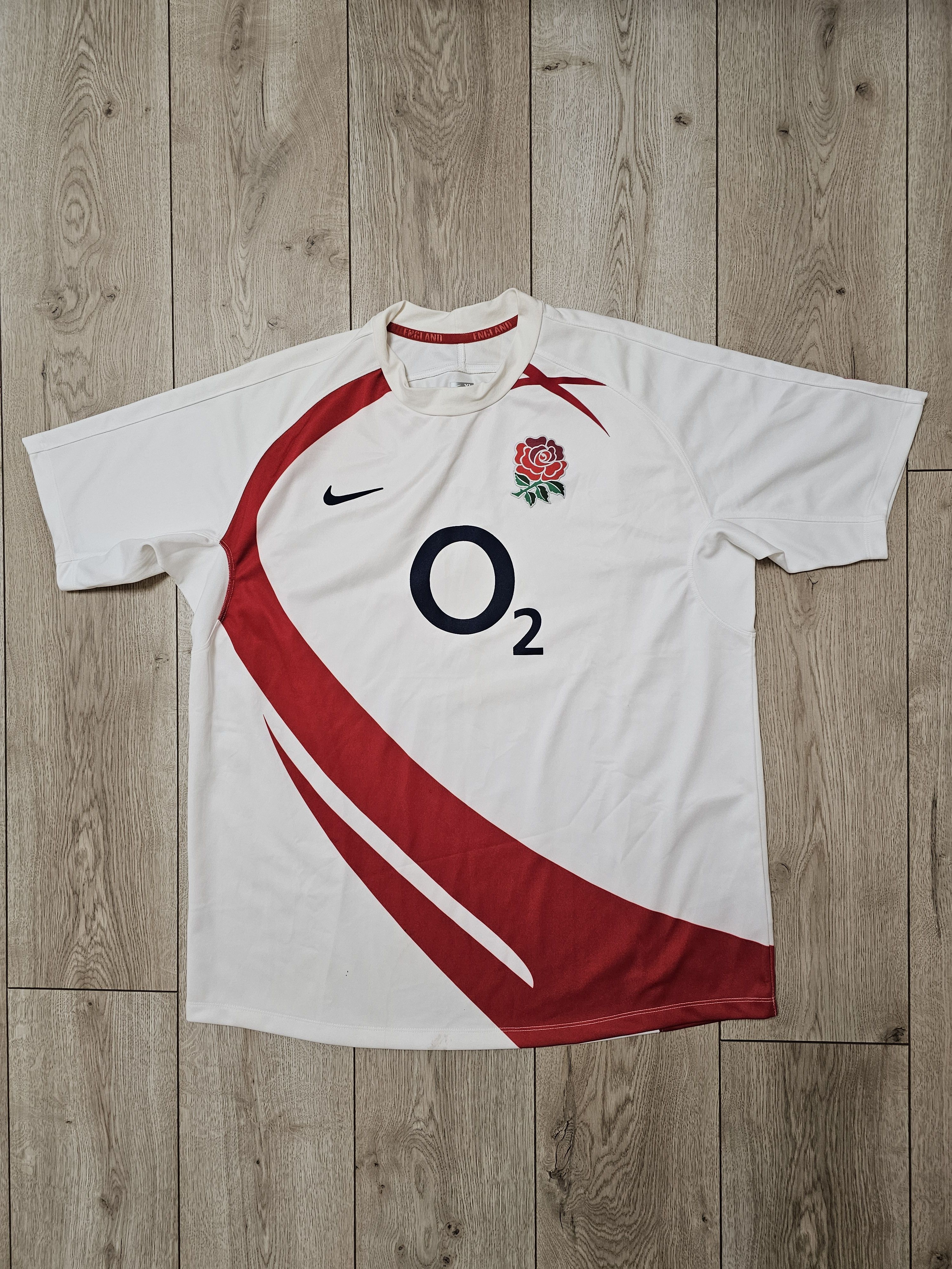 Nike × Vintage ENGLAND RUGBY JERSEY VINTAGE NIKE SHIRT RUGBY JERSEY O2 Size US XL / EU 56 / 4 - 1 Thumbnail