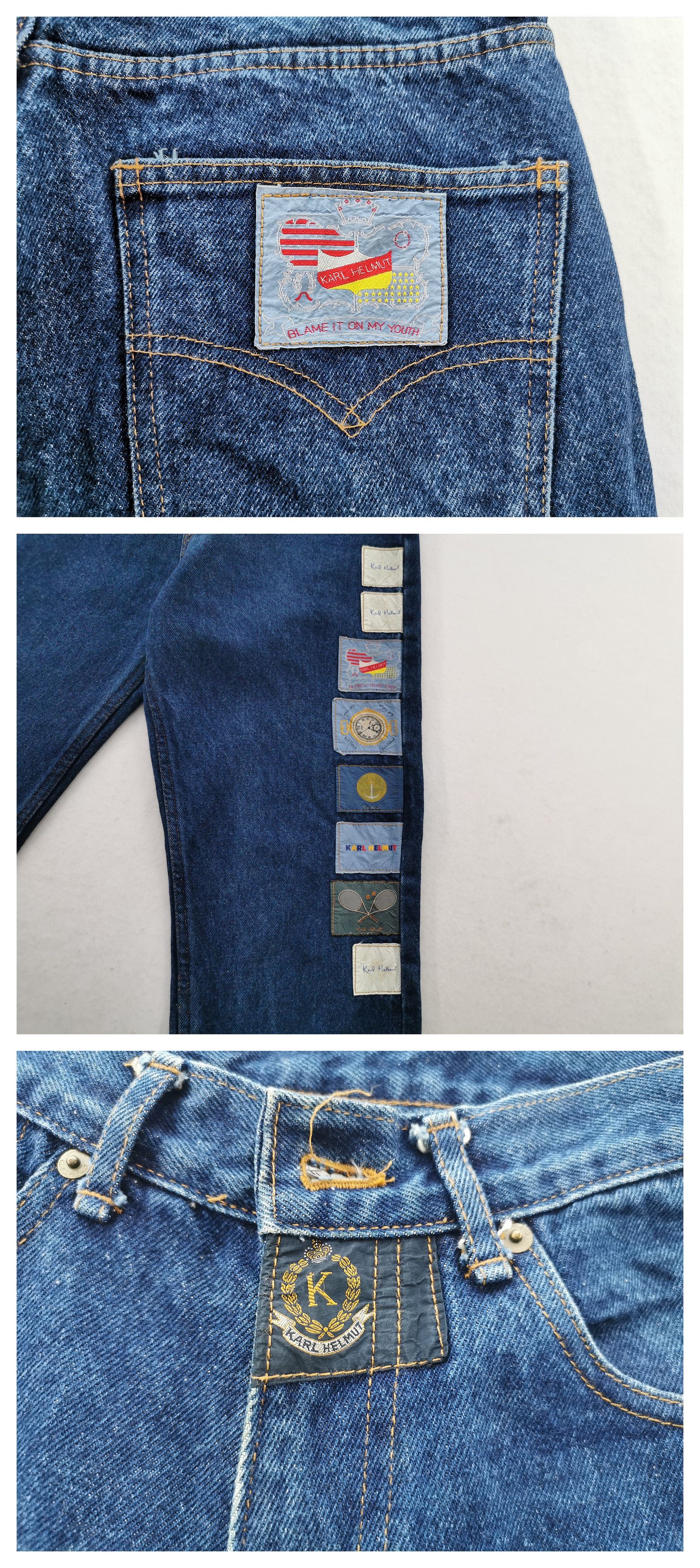 Karl Helmut Vintage Karl Helmut Denim Jeans Size L Waist 30 Size US 30 / EU 46 - 8 Thumbnail
