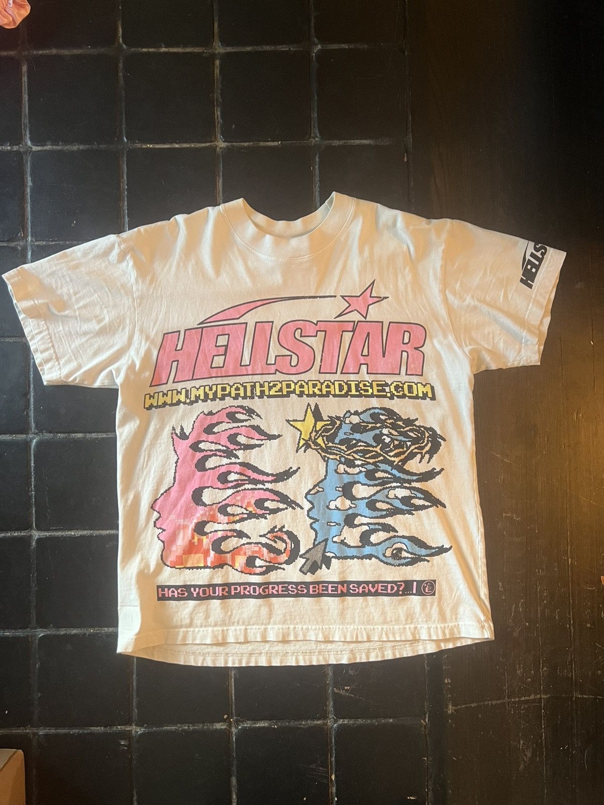 HELLSTAR Hellstar t shirt pixilated Size US L / EU 52-54 / 3 - 1 Thumbnail