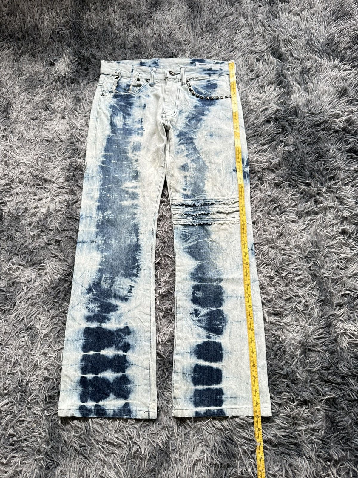semanticdesign 31/28 - S/S 2008 Semanticdesign bleach studded pocket jeans Size US 31 - 8 Thumbnail