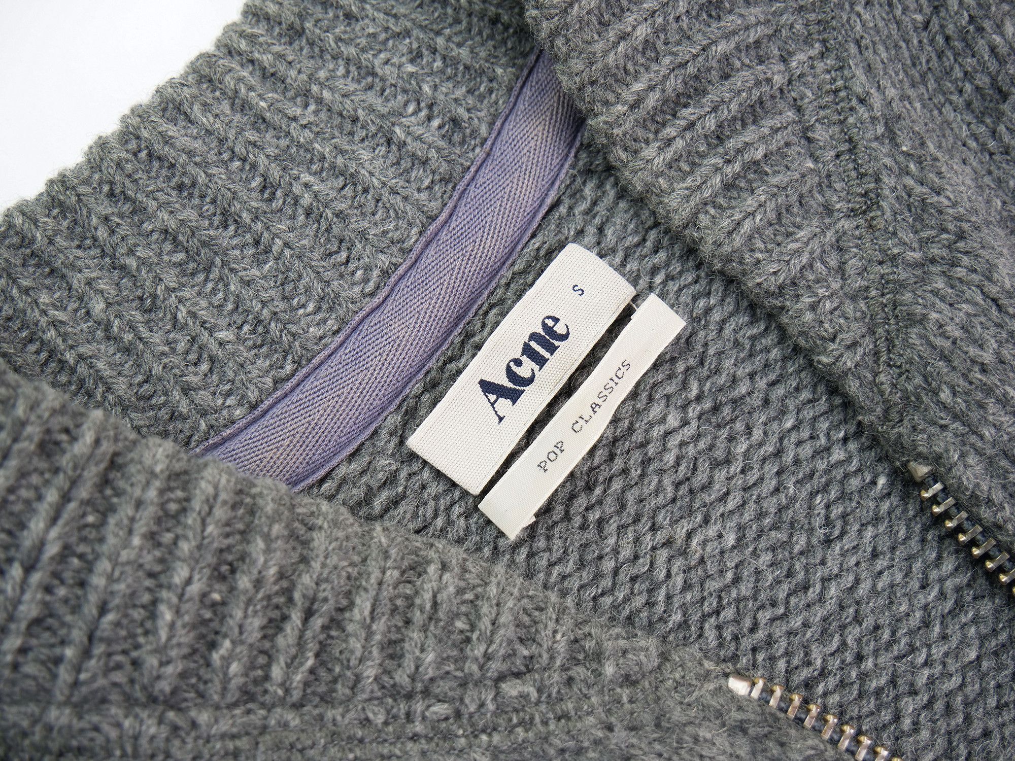 Acne Studios Acne Studios zip wool sweater Size US S / EU 44-46 / 1 - 3 Thumbnail