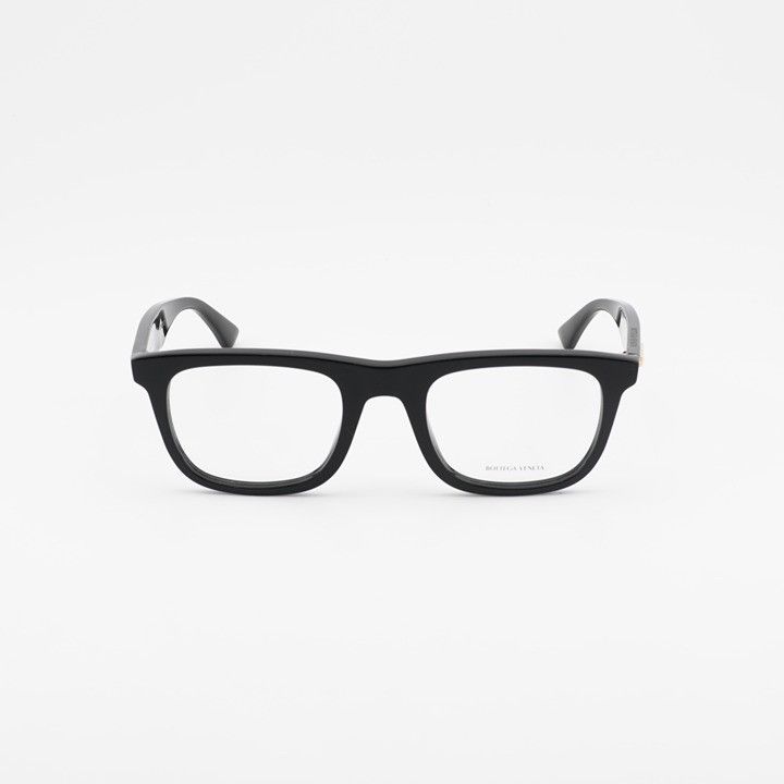 Bottega Veneta Bottega Veneta BV1129O 001 Eyeglasses Black 50mm Rectangle Size ONE SIZE - 2 Thumbnail
