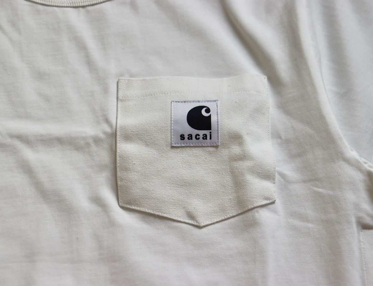 Sacai Sacai x Carhartt 23fw T-shirt Size US S / EU 44-46 / 1 - 5 Thumbnail