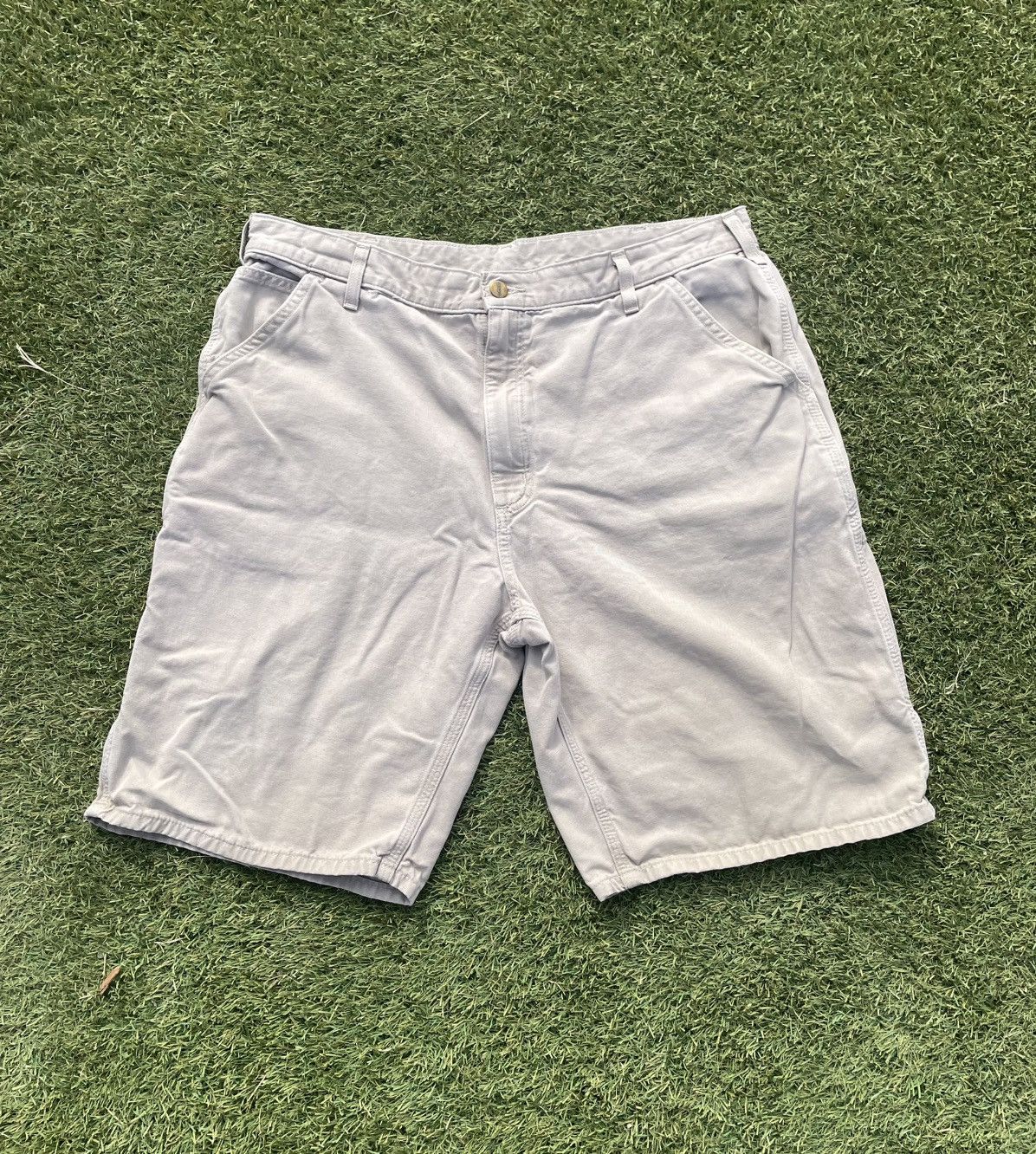 Carhartt VTG Carhartt Short Canvas B278 GKH Khaki Men’s Size 38 Size US 38 / EU 54 - 1 Thumbnail
