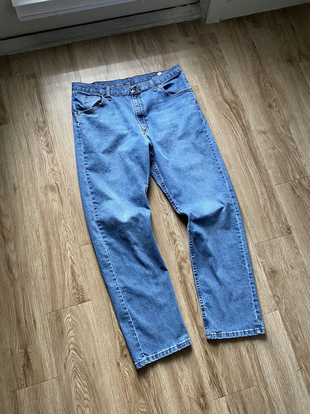 Wrangler VTG Y2K Wrangler Straight Leg Denim Jeans Size US 34 / EU 50 - 2 Thumbnail