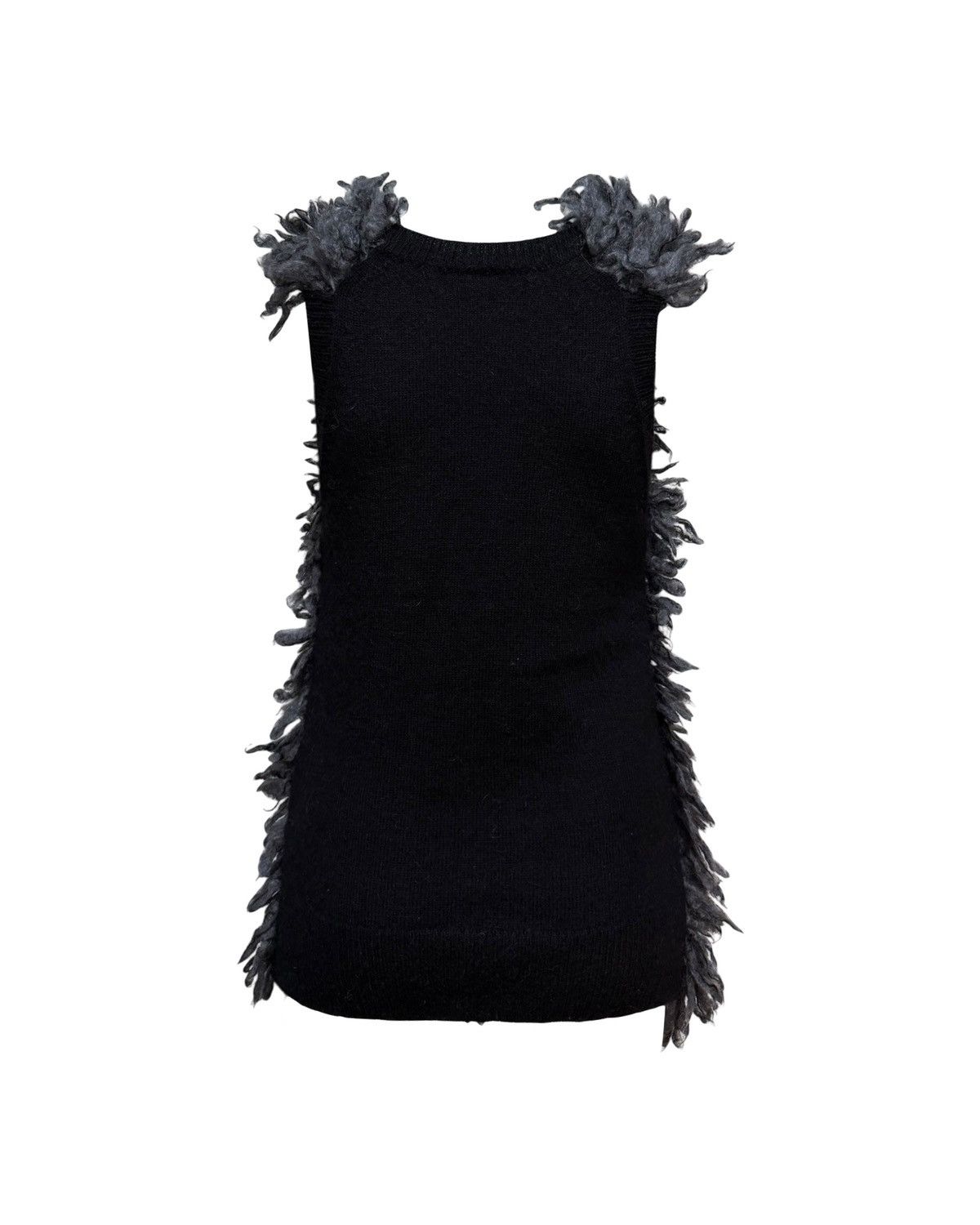 Junya Watanabe JUNYA WATANABE Fall Winter 2011 Shaggy Knit Sleeveless Top Size S / US 4 / IT 40 - 2 Thumbnail