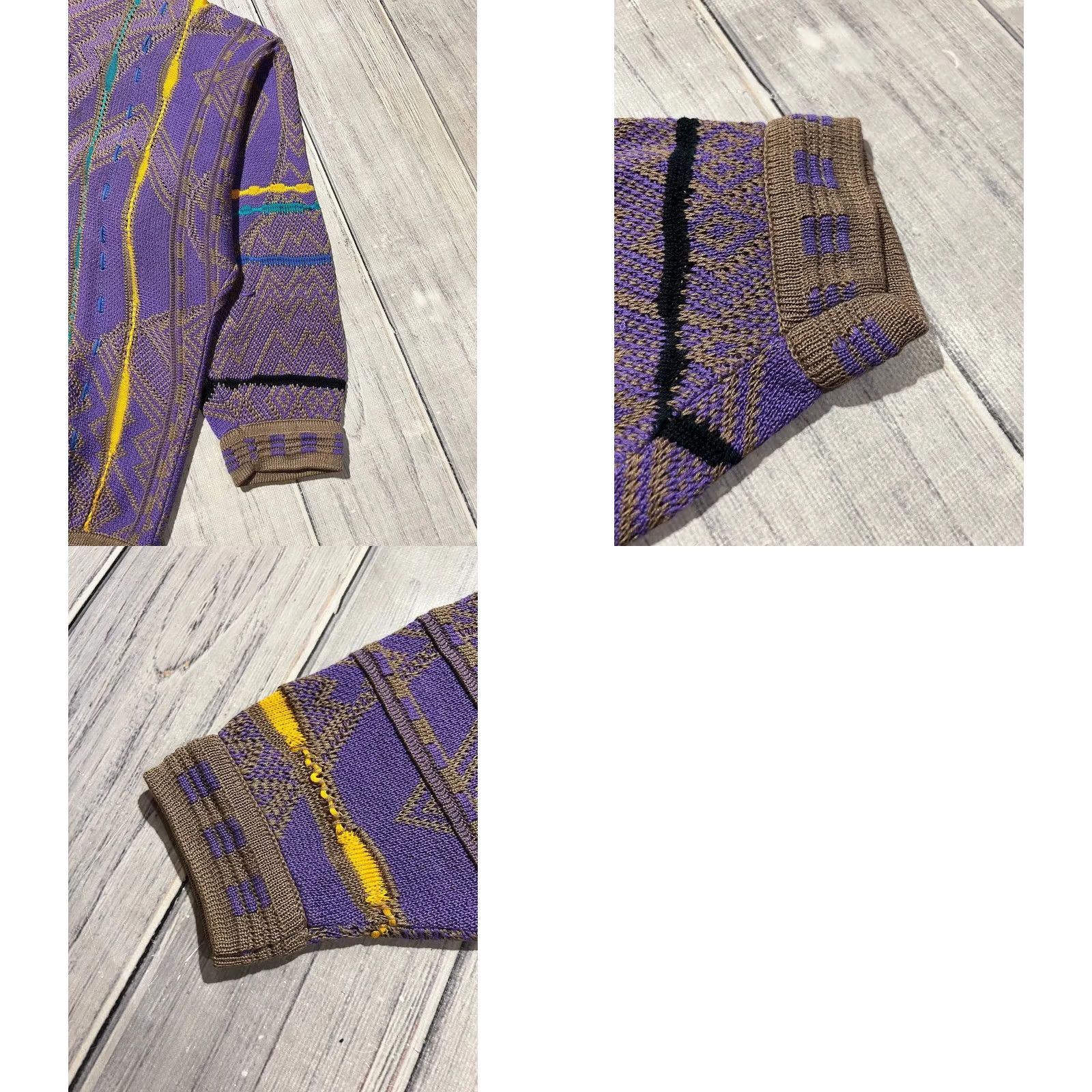 Coogi VINTAGE COOGI Knit Sweater Australia Purple Y2K 90s Men Size S Pullover Crew Neck Knit Cotton Winter Fall 90s Mens Purple COOGI Sweater Size US S / EU 44-46 / 1 - 8 Thumbnail