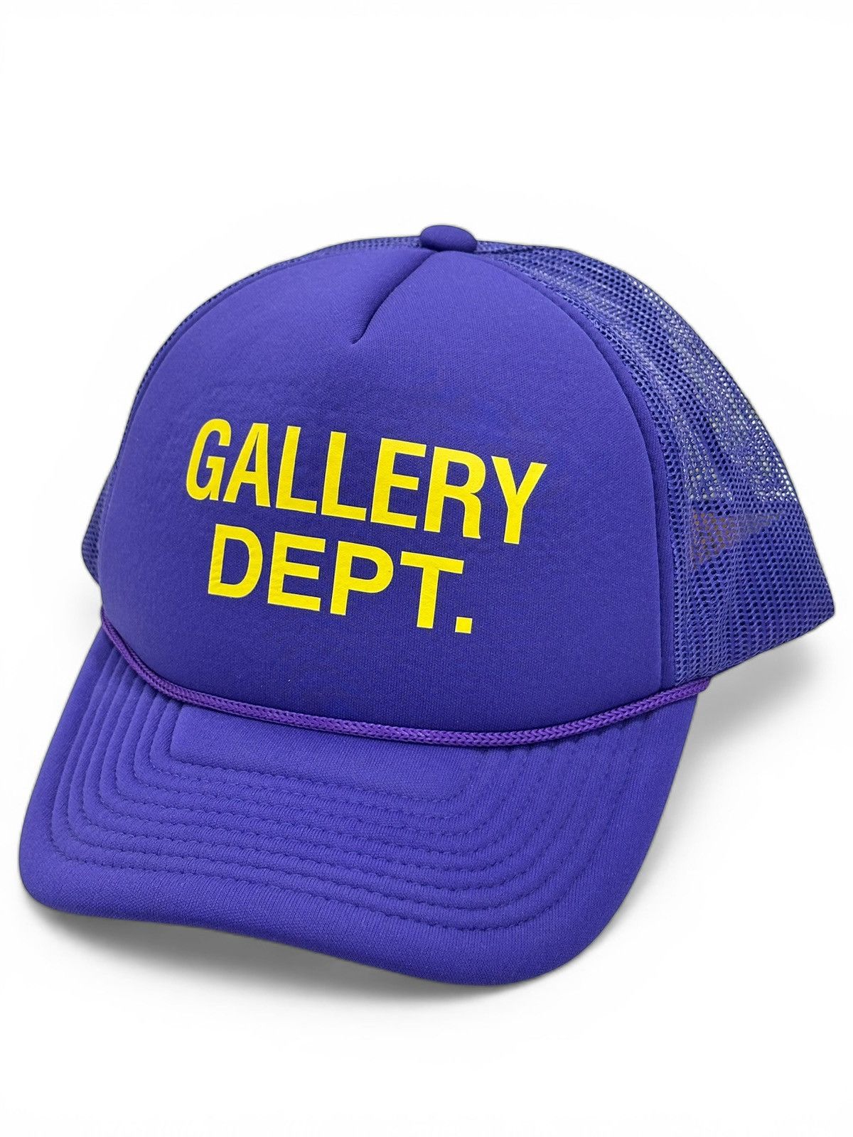 Gallery Dept. Gallery Dept. Purple Yellow Trucker Hat Size ONE SIZE - 2 Thumbnail
