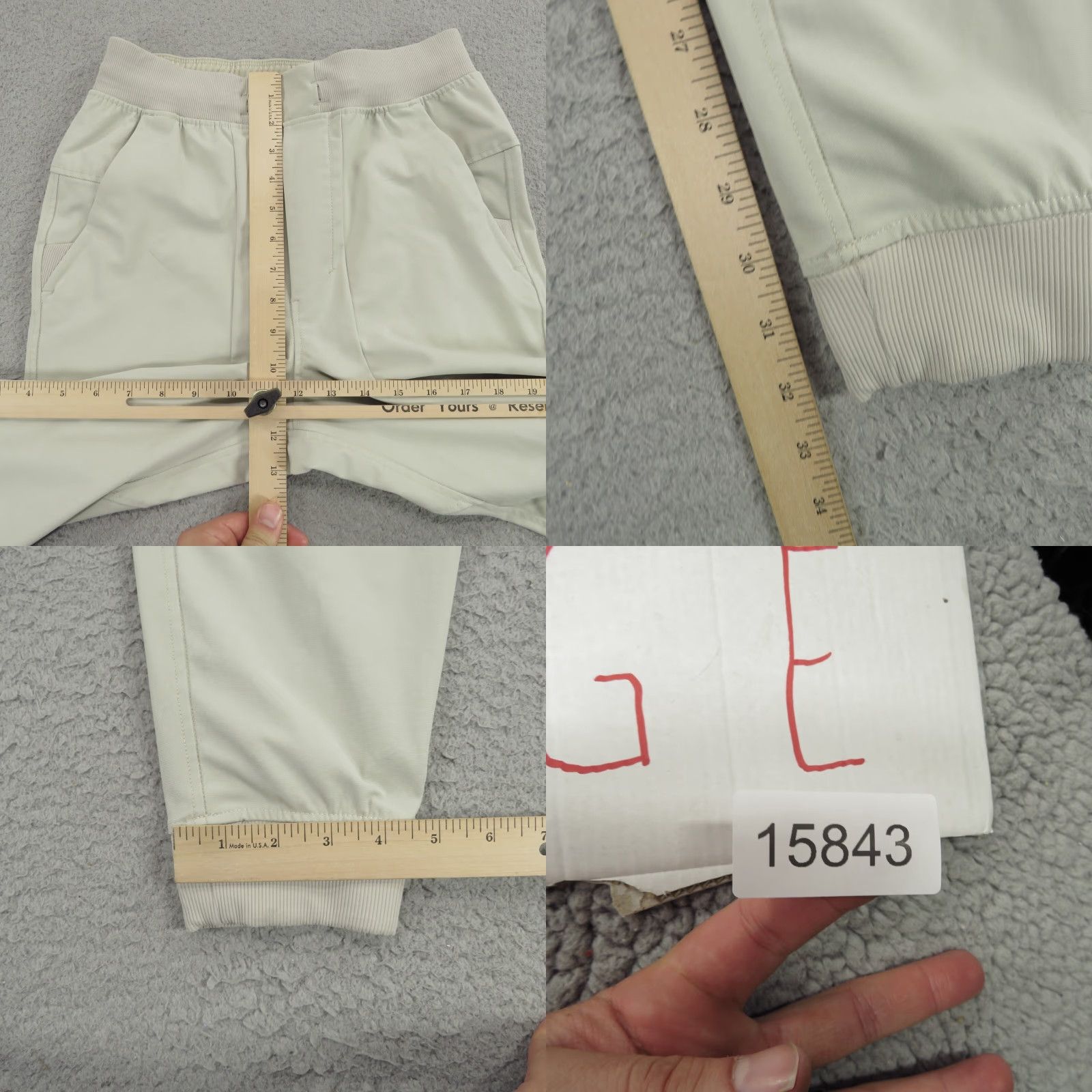 Lululemon Lululemon Joggers Mens XS Silverstone ABC Athleisure Stretch Tapered Khaki 28x32 Concert? No, ignore. Size US 28 / EU 44 - 9 Thumbnail