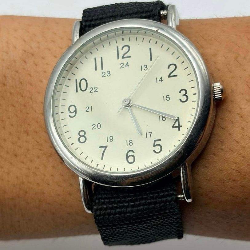 Other Classic Silver & Black Watch Size ONE SIZE - 1 Thumbnail