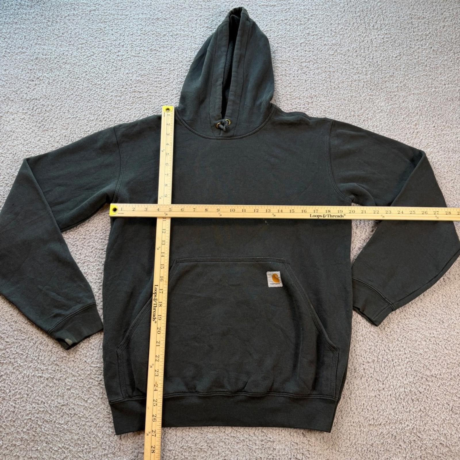 Carhartt Carhartt K121 Original Fit Black Hooded Sweatshirt Hoodie S Size US S / EU 44-46 / 1 - 2 Thumbnail