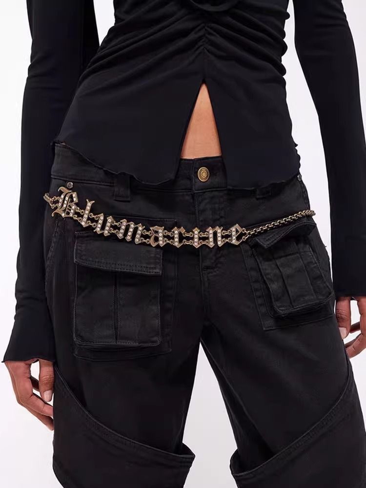 VIBE Rare Vintage Belt Riveted Belts Menswear Accessories Size ONE SIZE - 1 Thumbnail