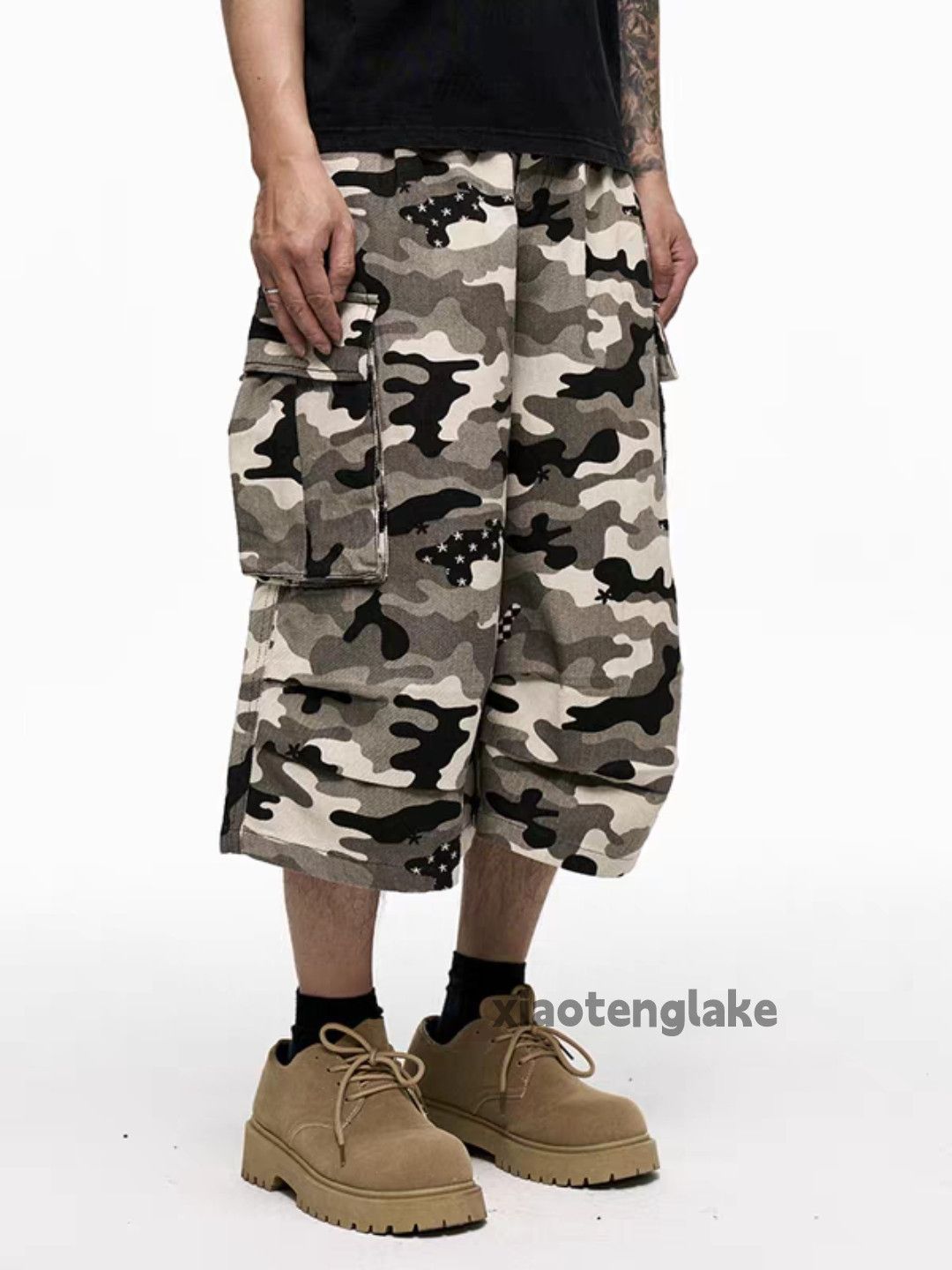 Vintage Xz Military outdoor tactical hiking mountain cargo shorts Size US 28 / EU 44 - 2 Thumbnail