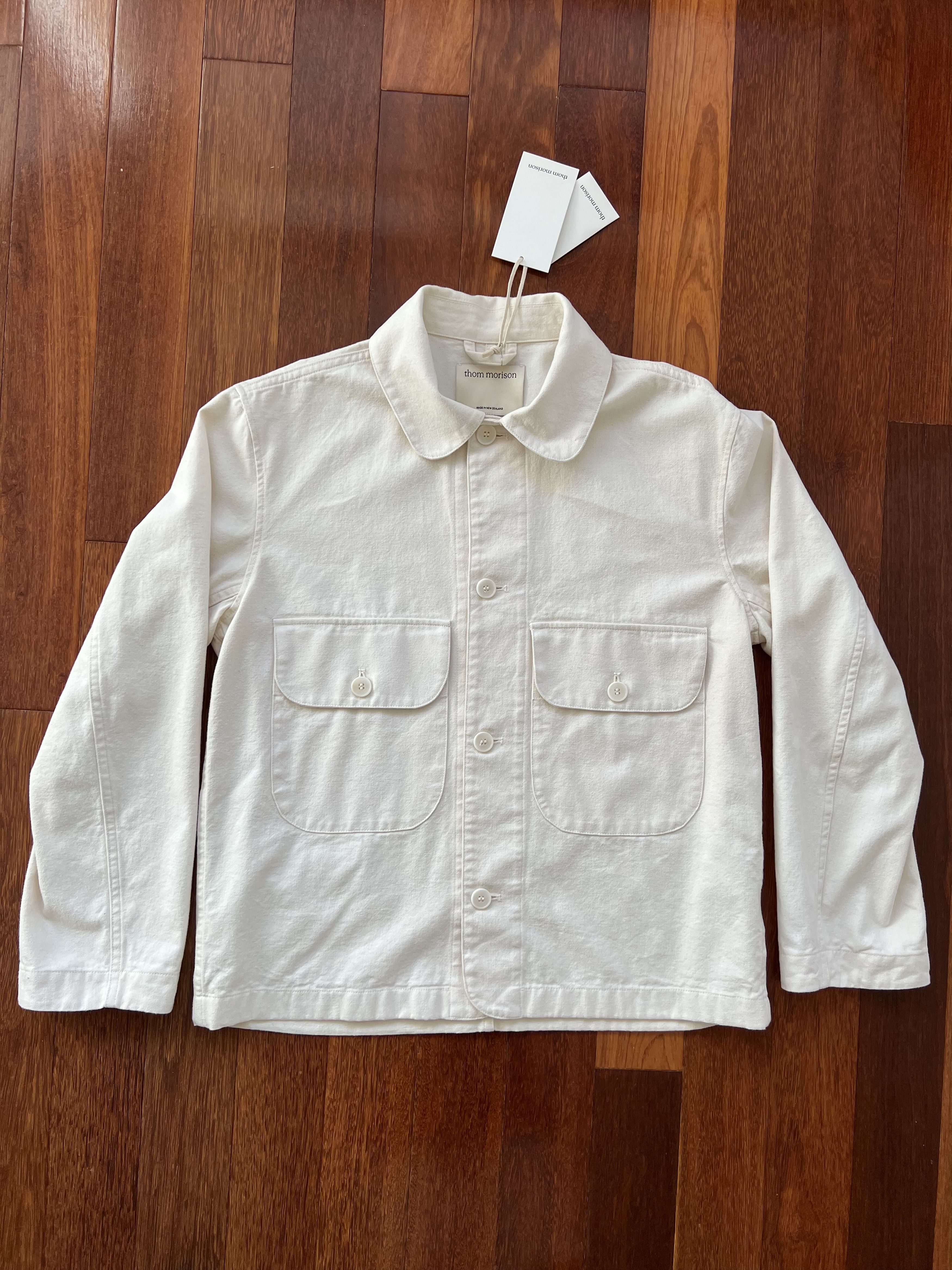 💚 Thom Morison Big Pocket Jacket Natural Medium NEW