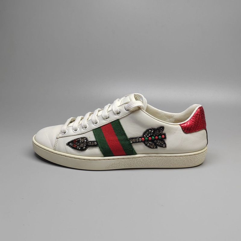 Gucci Gucci Ace Embroidered Fashion Sneakers for Women - Size US 6.5 / IT 36.5 - 6 Thumbnail