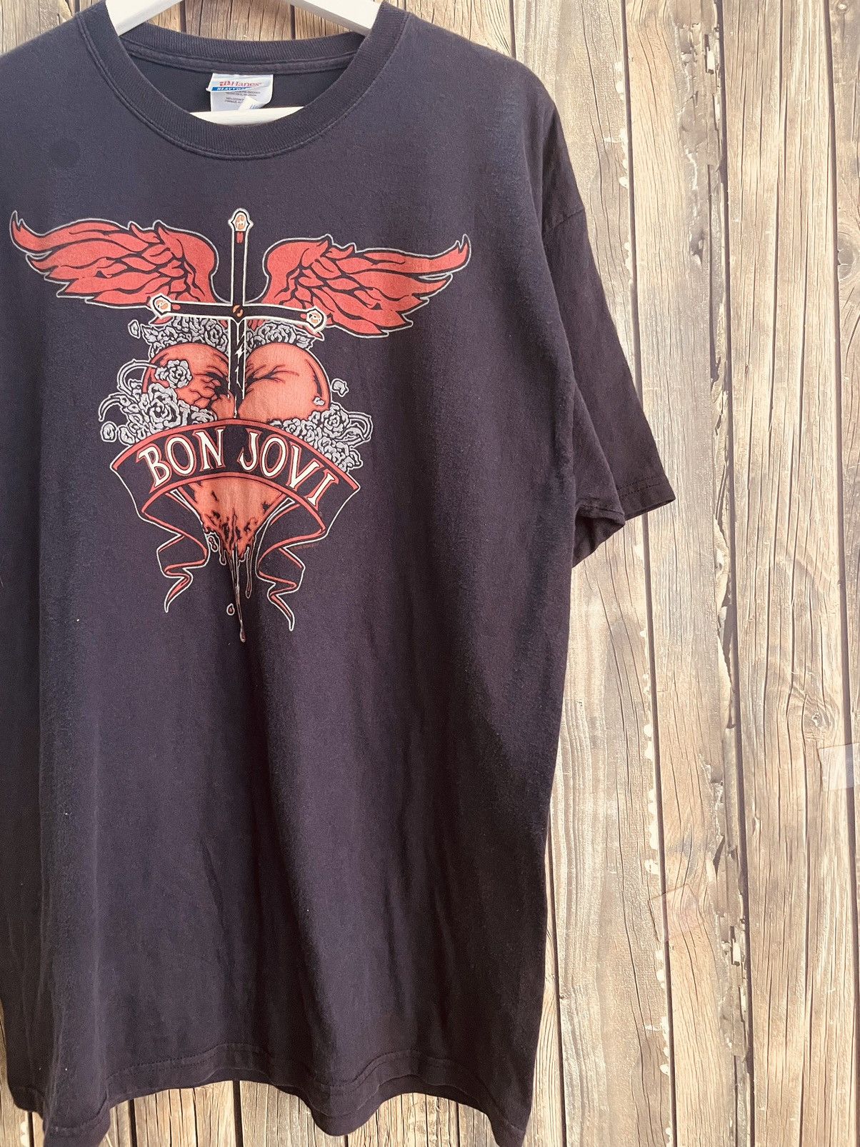 Band Tees × Bon Jovi × Vintage vintage Bon Jovi t shirt 2000 like Pink Floyd Guns N Roses Size US L / EU 52-54 / 3 - 3 Thumbnail