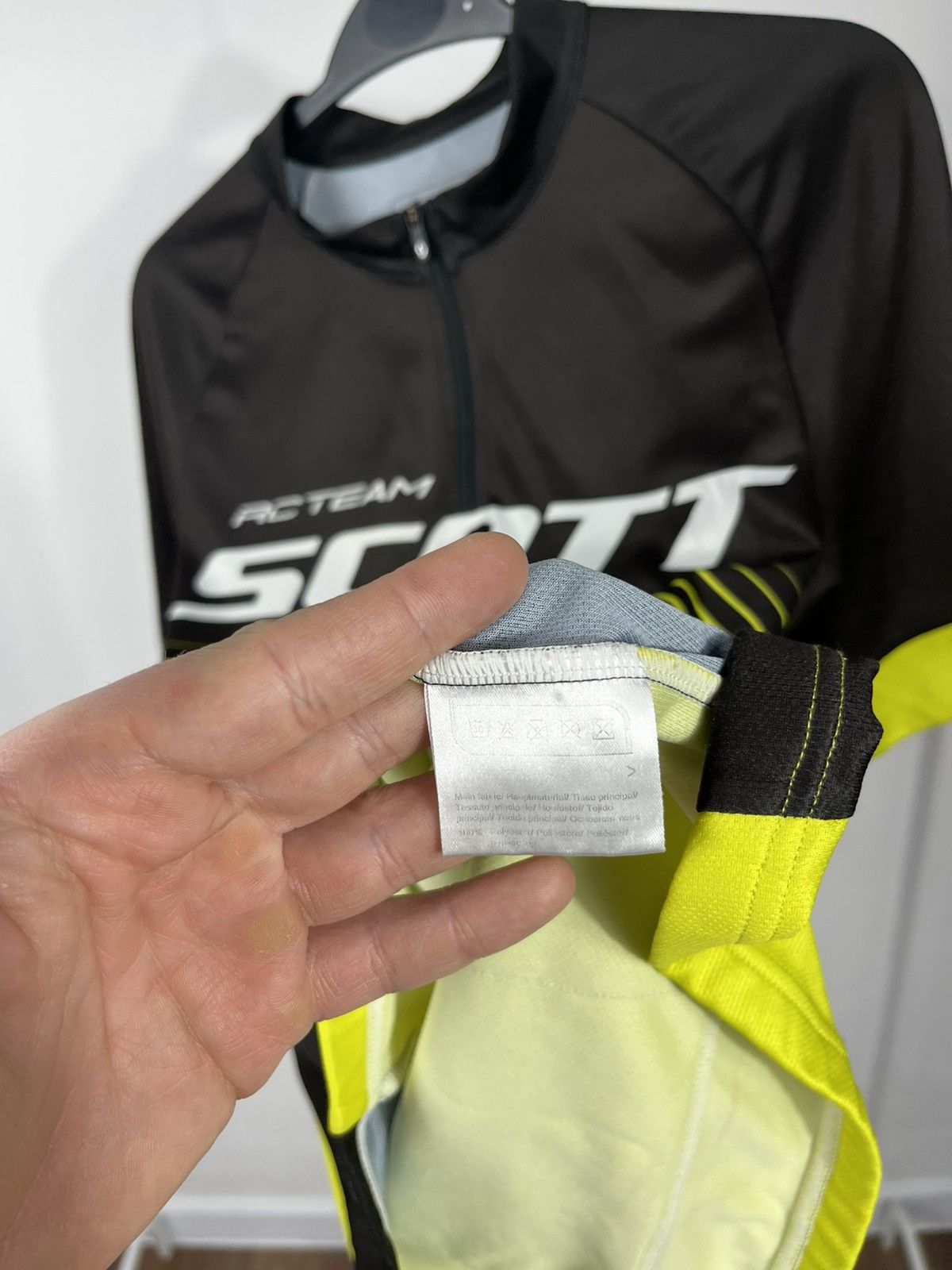 Other Scott RC Team Cycling Jersey Short Sleeve Black Yellow L Size US L / EU 52-54 / 3 - 5 Thumbnail