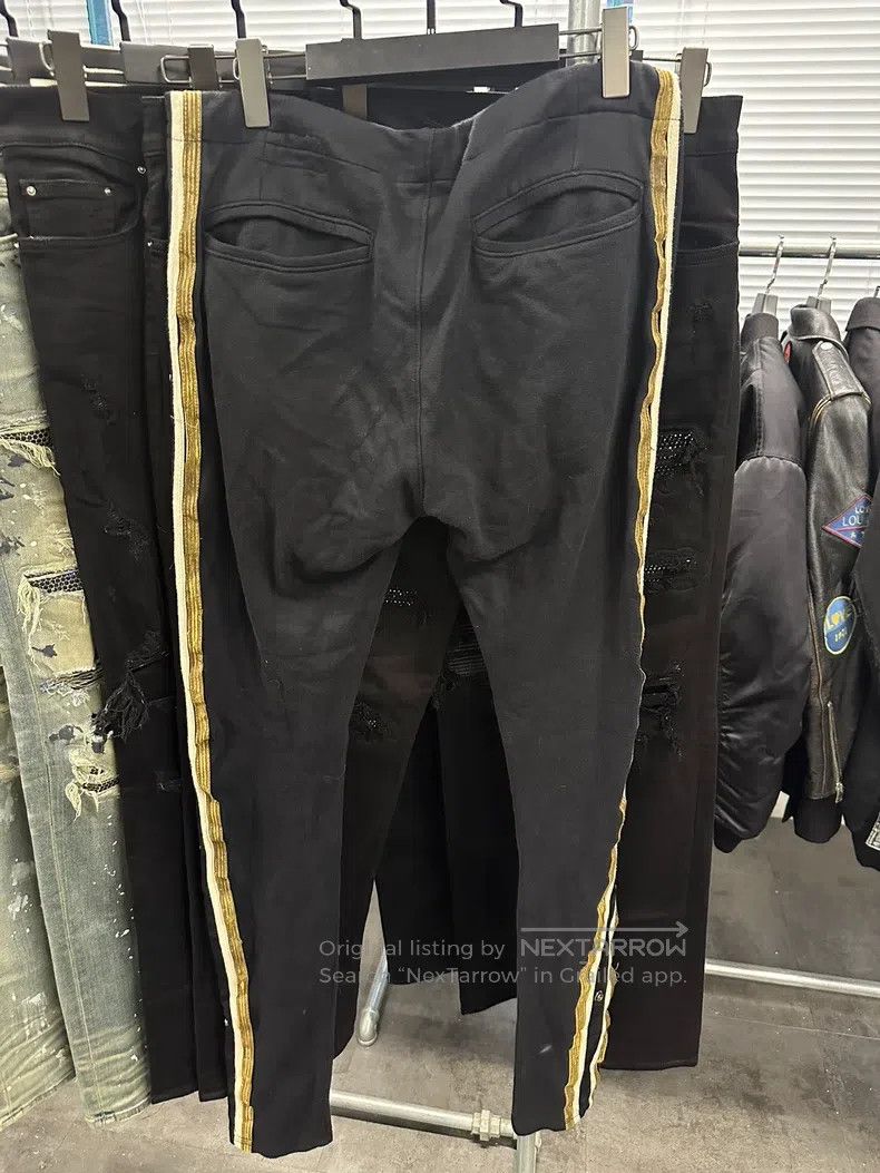 Greg Lauren Greg Lauren size S Black and Gold Striped Gold Trim Sports Size US 27 - 2 Thumbnail