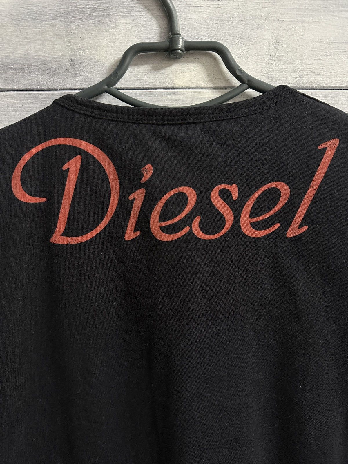 Diesel Rare Vintage T-Shirt Diesel Skull Punk Logo Y2K Size M / US 6-8 / IT 42-44 - 8 Thumbnail