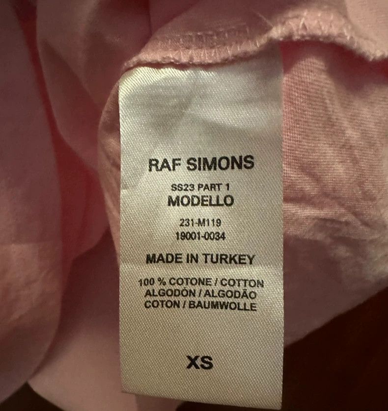 Raf Simons Raf simons Finger cross gesture, short sleeves Size US XS / EU 42 / 0 - 5 Thumbnail