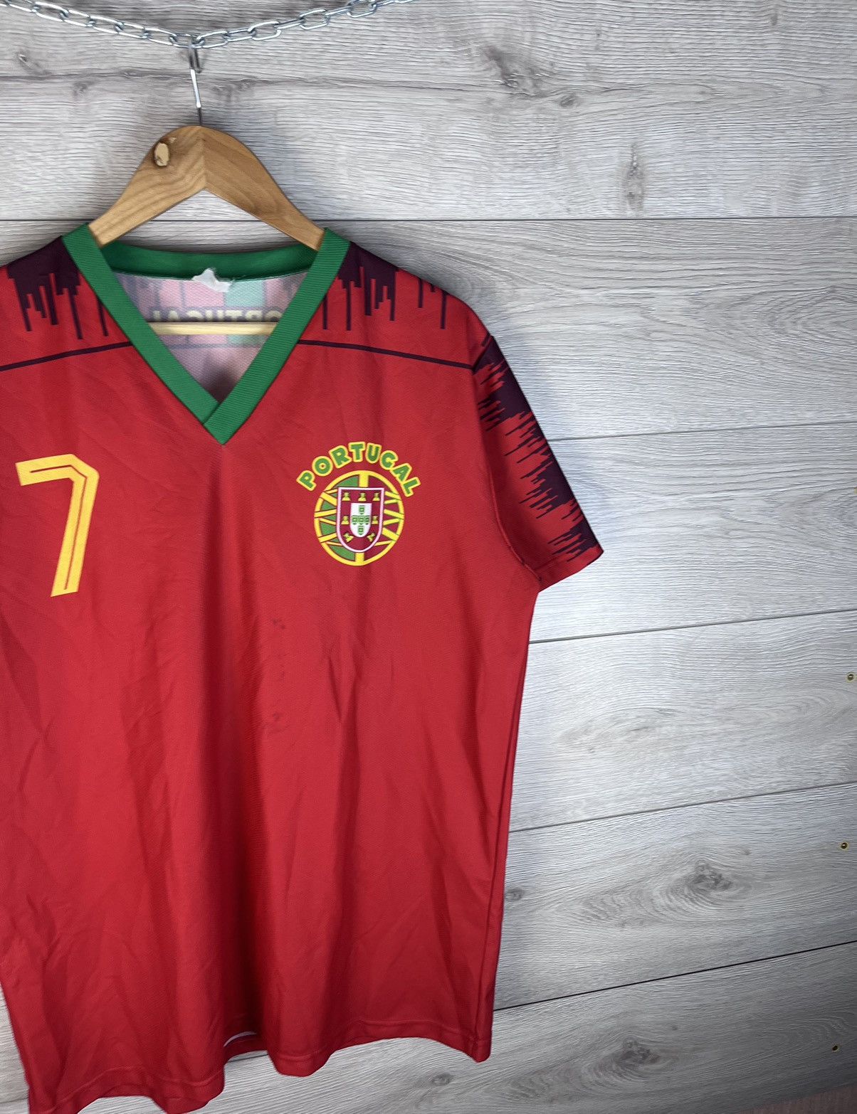 Other Men soccer jersey Portugal 🇵🇹 #7 Ronaldo Size US M / EU 48-50 / 2 - 3 Thumbnail