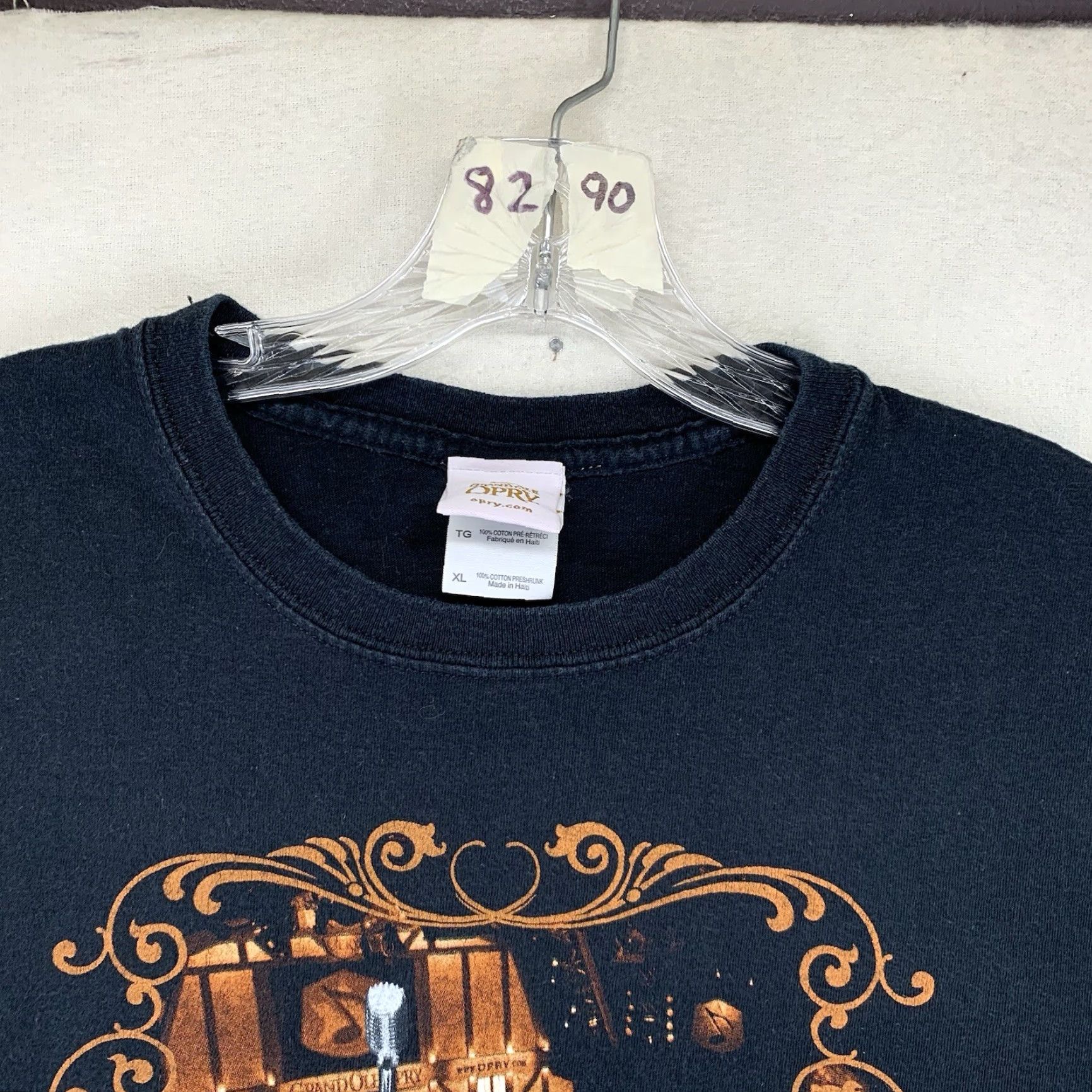 Vintage VINTAGE Grand Ole Opry T-Shirt Men's XL Black Short Sleeve Country Western Double-Sided Graphic Print 2000s Music Size US XL / EU 56 / 4 - 3 Thumbnail