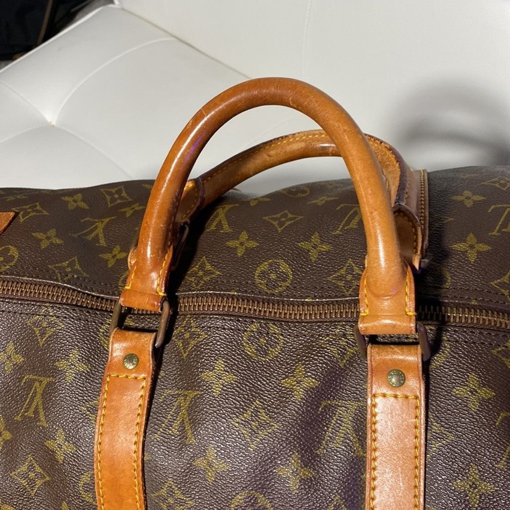 Louis Vuitton Authentic Louis Vuitton Monogram Keepall 50 Travel Bag Size ONE SIZE - 9 Thumbnail