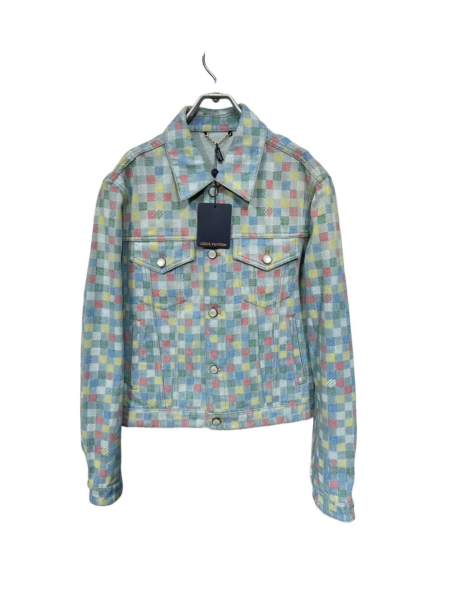 Louis Vuitton Louis Vuitton Rainbow Mosaic Denim Jacket 44 Size US S / EU 44-46 / 1 - 1 Thumbnail