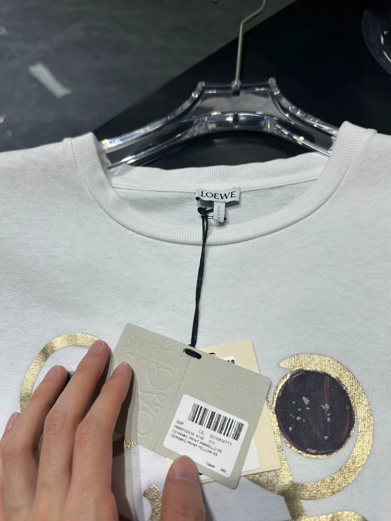 Loewe LOEWE Jewelry stamp logo short sleeves Size XS / US 0-2 / IT 36-38 - 2 Thumbnail