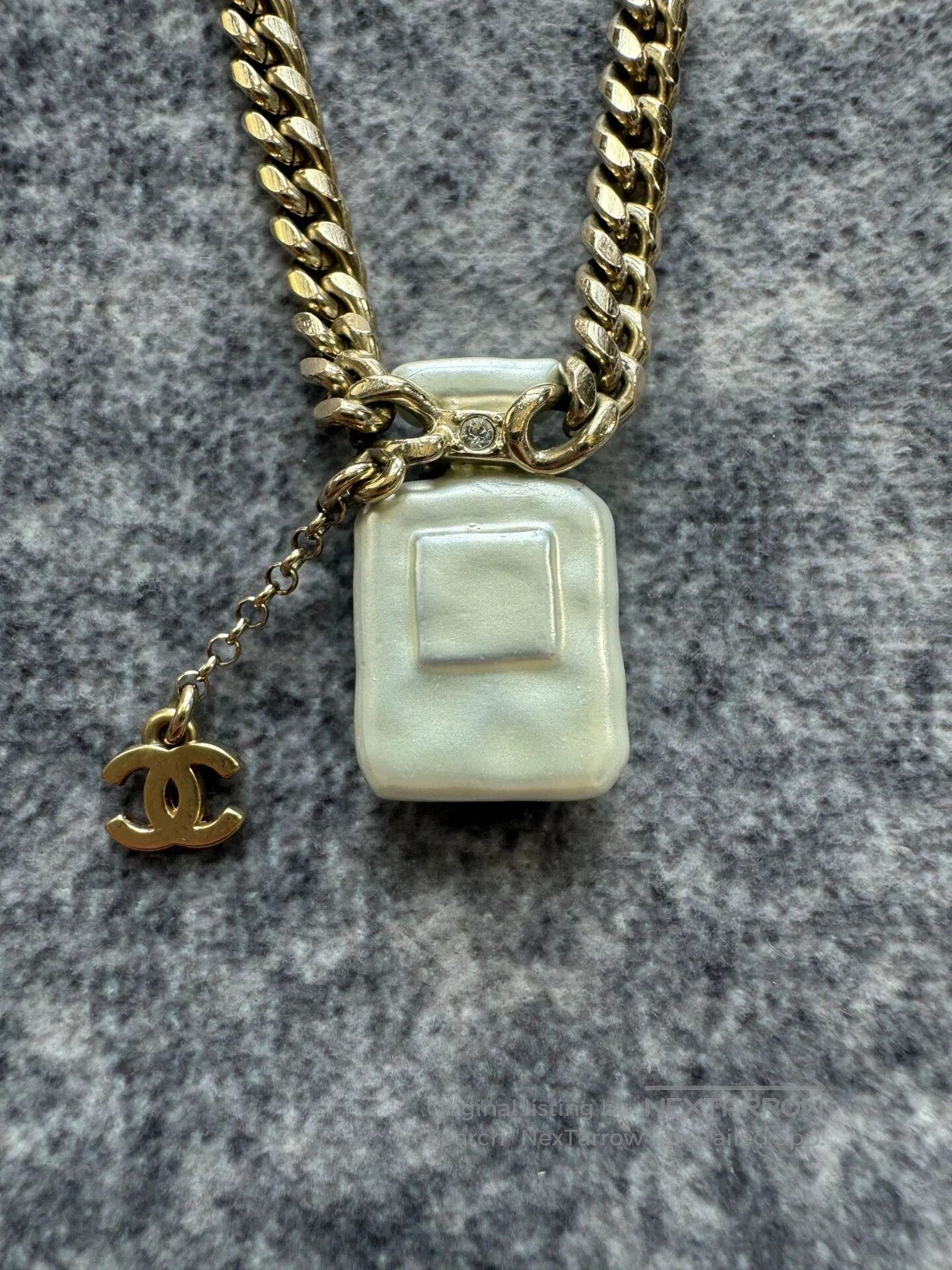 Chanel Chanel Diamond Perfume Bottle Necklace| Size ONE SIZE - 5 Thumbnail