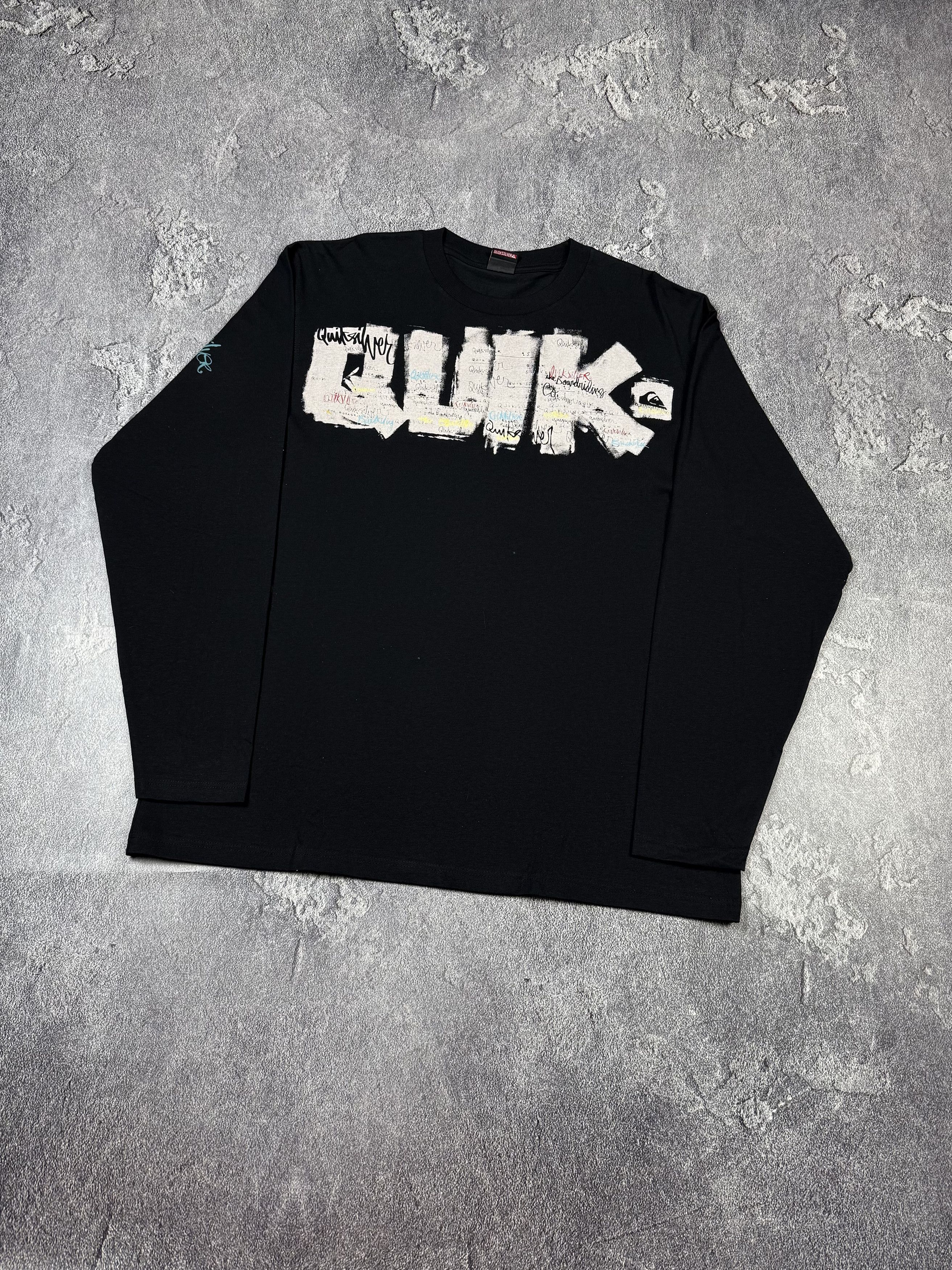 Quiksilver Y2K Quiksilver Graphic Print 2000s Surf Style Longsleeve Size US XL / EU 56 / 4 - 2 Thumbnail