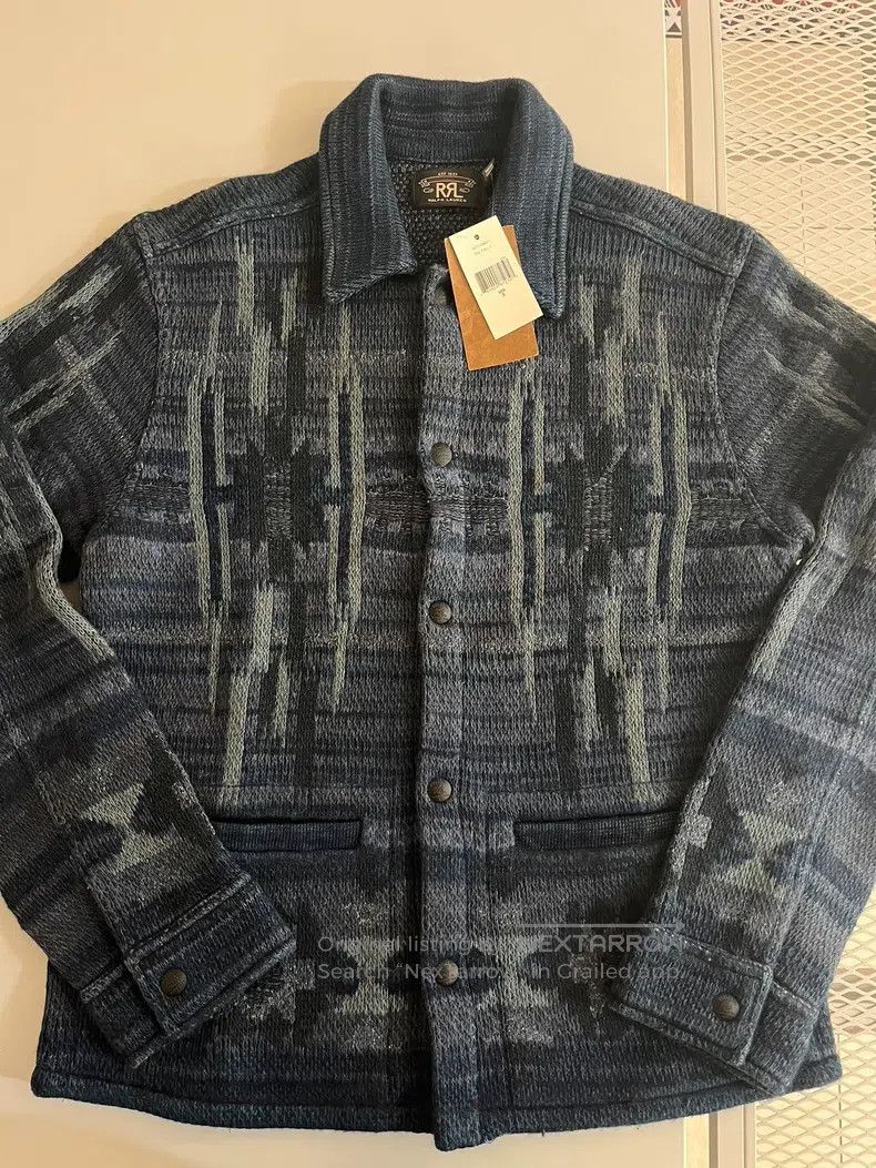 RRL Ralph Lauren RRL Ralph Lauren Chen Guanxi's same blue dyed Southwest sw Size US S / EU 44-46 / 1 - 1 Thumbnail