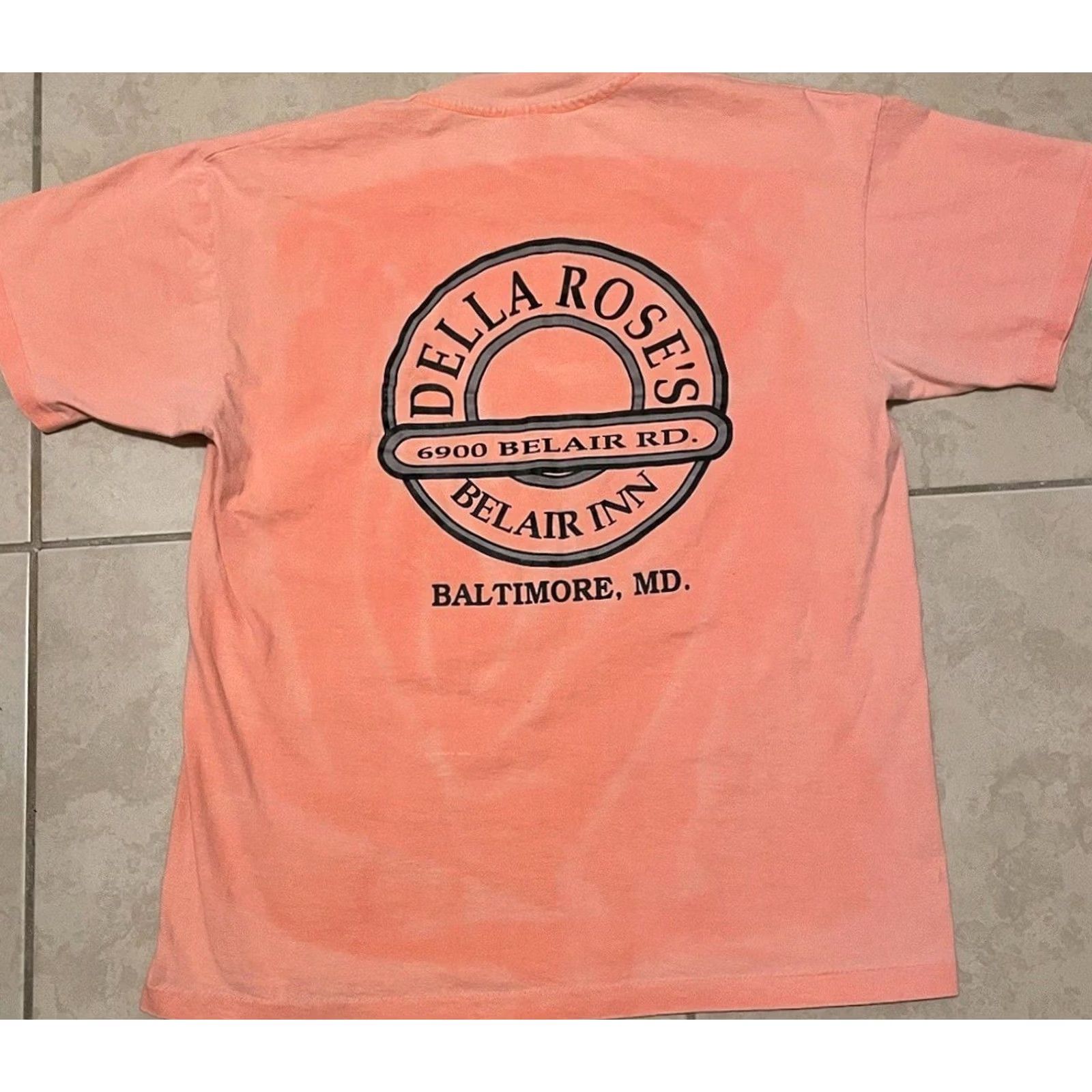 Vintage VINTAGE Della Roses Belair Inn Shirt M Orange 90s 80s Concert Baltimore Maryland Single Stitch Grunge Rock T-Shirt Mens Size US M / EU 48-50 / 2 - 2 Thumbnail