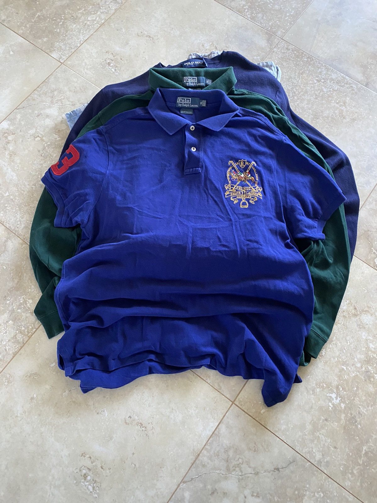 Polo Ralph Lauren Vintage Polo Ralph Lauren Y2k Big Logo Rare Polo T-shirt Size US XL / EU 56 / 4 - 2 Thumbnail
