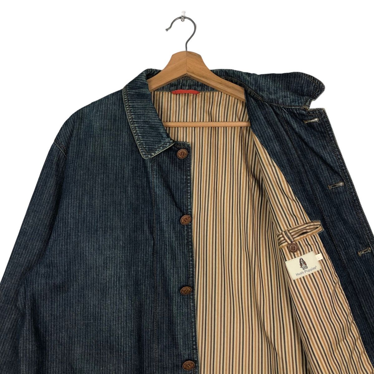 Japanese Brand 📌VINTAGE CHORE WORK JACKET HUSH PUPPIES BLANKET LINING Size US L / EU 52-54 / 3 - 9 Thumbnail