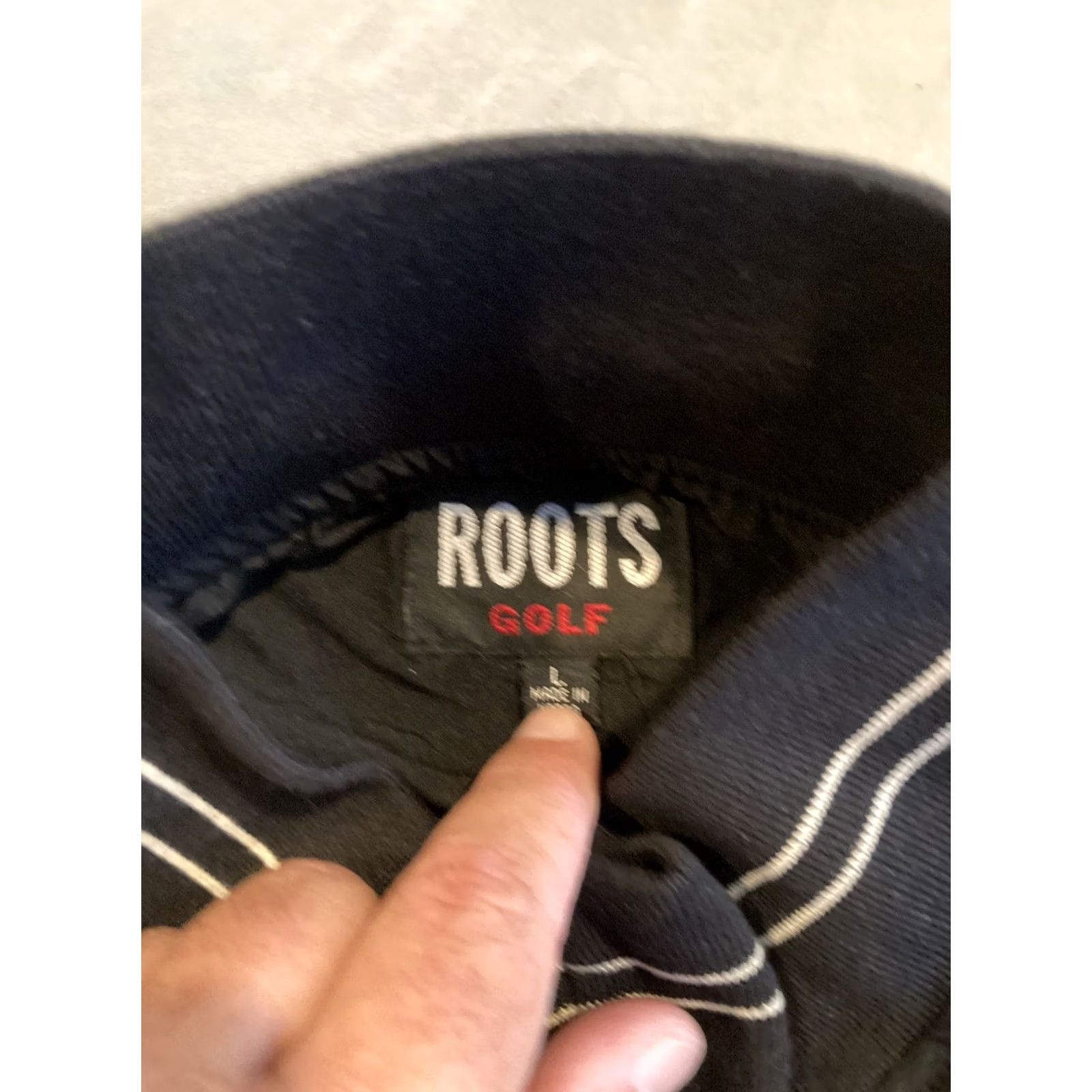 Roots VINTAGE Roots Golf Black Quarter Zip Pockets Side Vent Size Large Womens Shirt Size L / US 10 / IT 46 - 5 Thumbnail