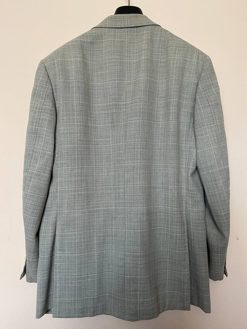Brioni Brioni Blazer Nomentano Gray Knit Windowpane Wool Sportcoat Size 40S - 10 Thumbnail